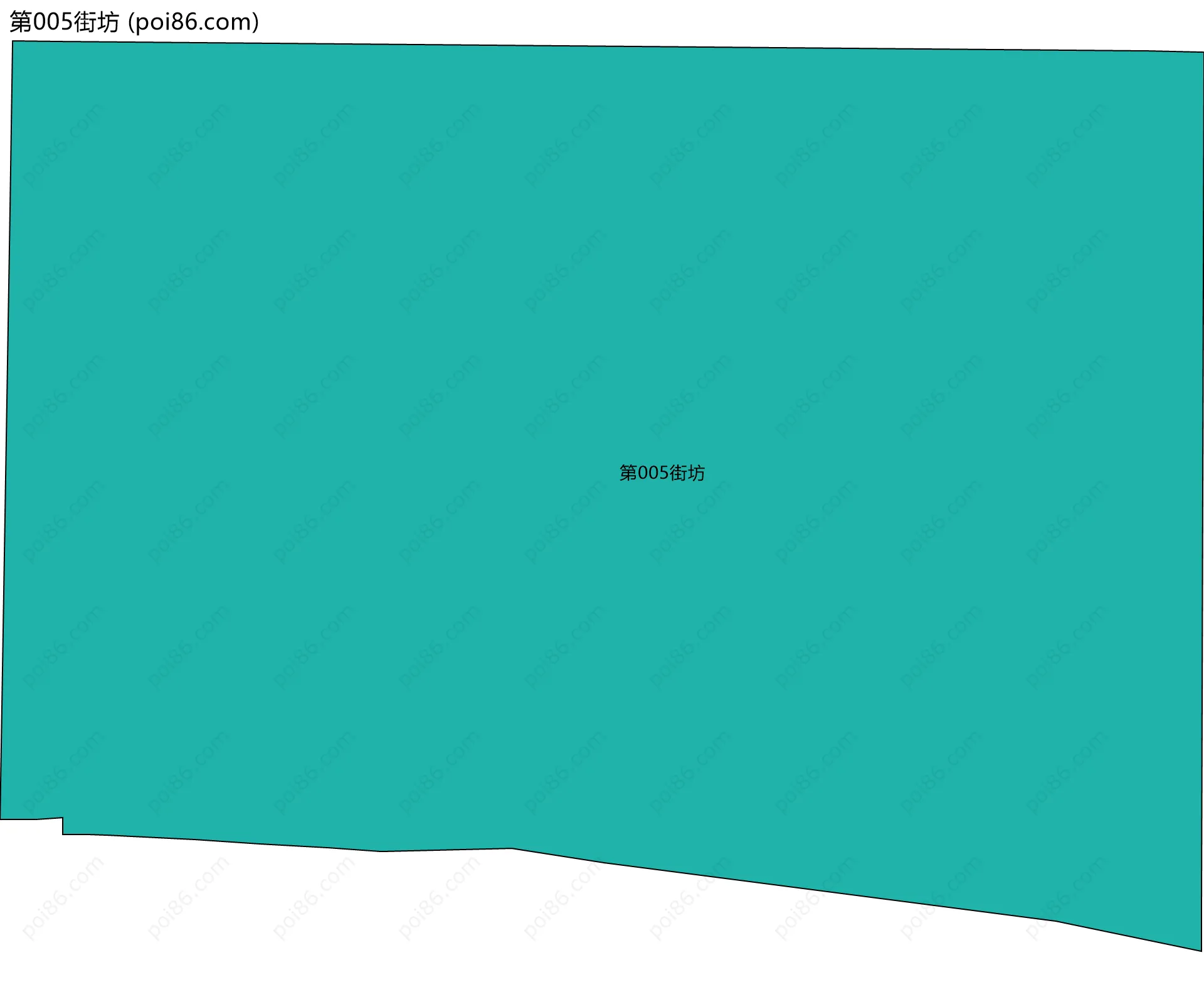 第005街坊边界地图