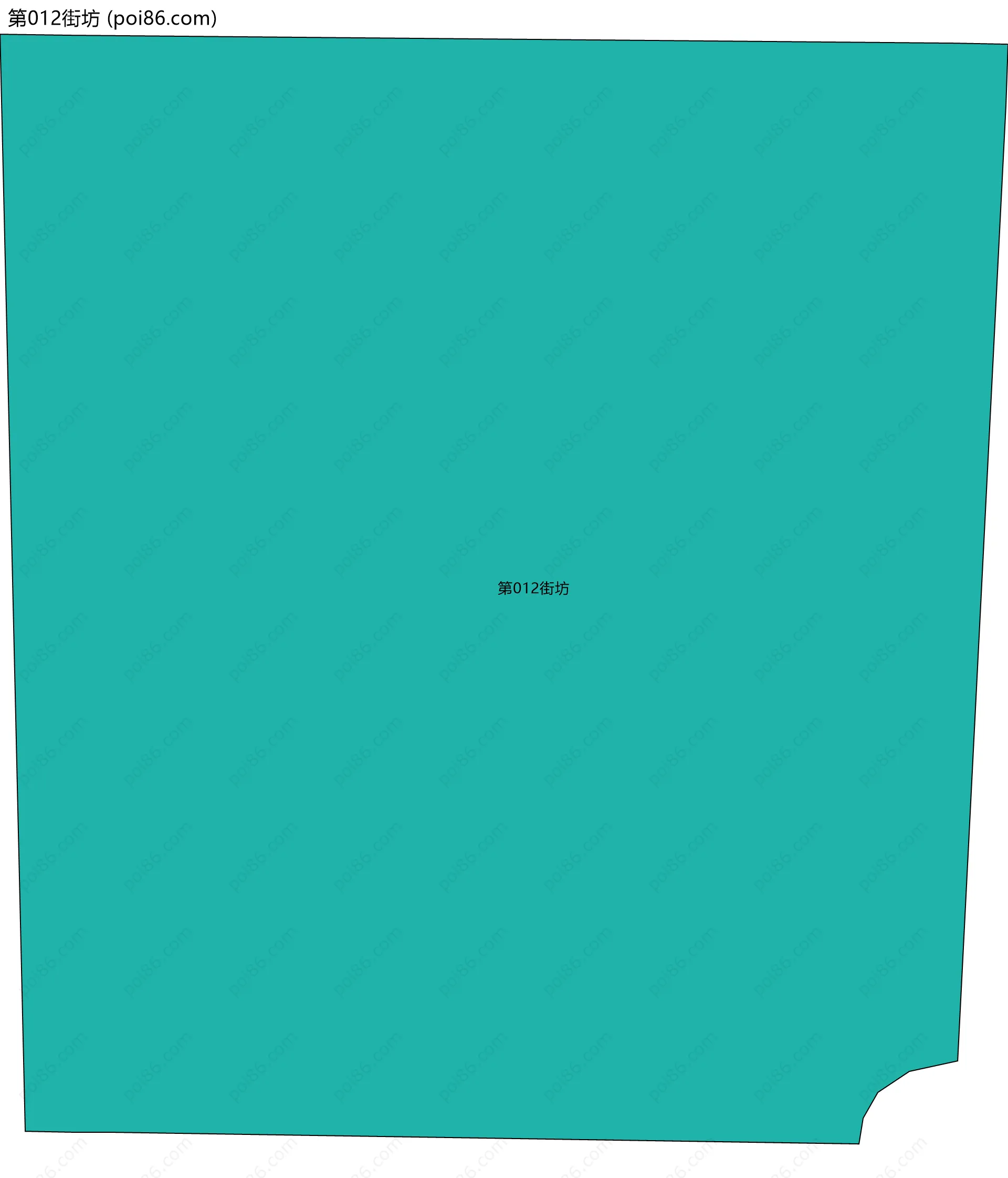 第012街坊边界地图
