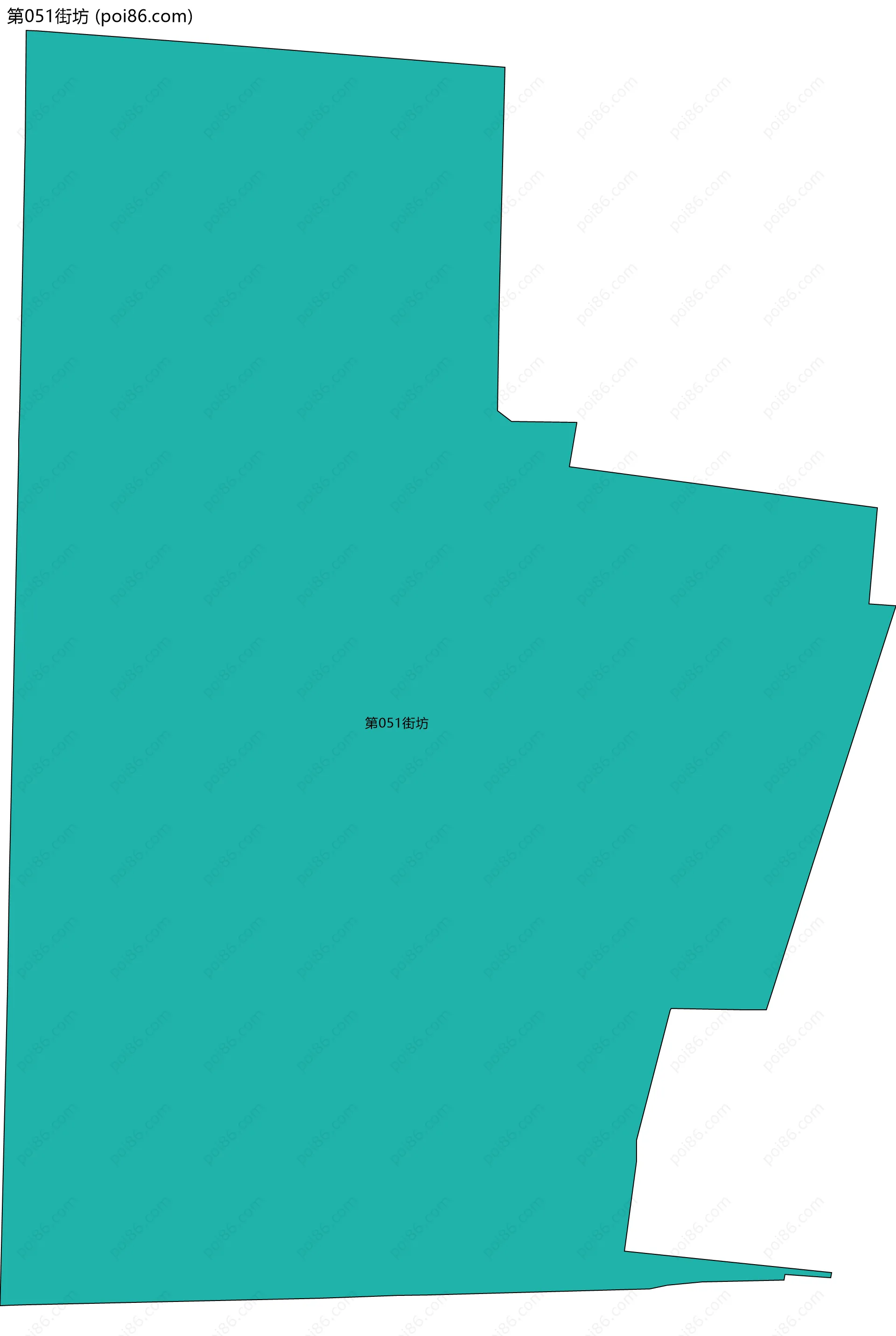 第051街坊边界地图