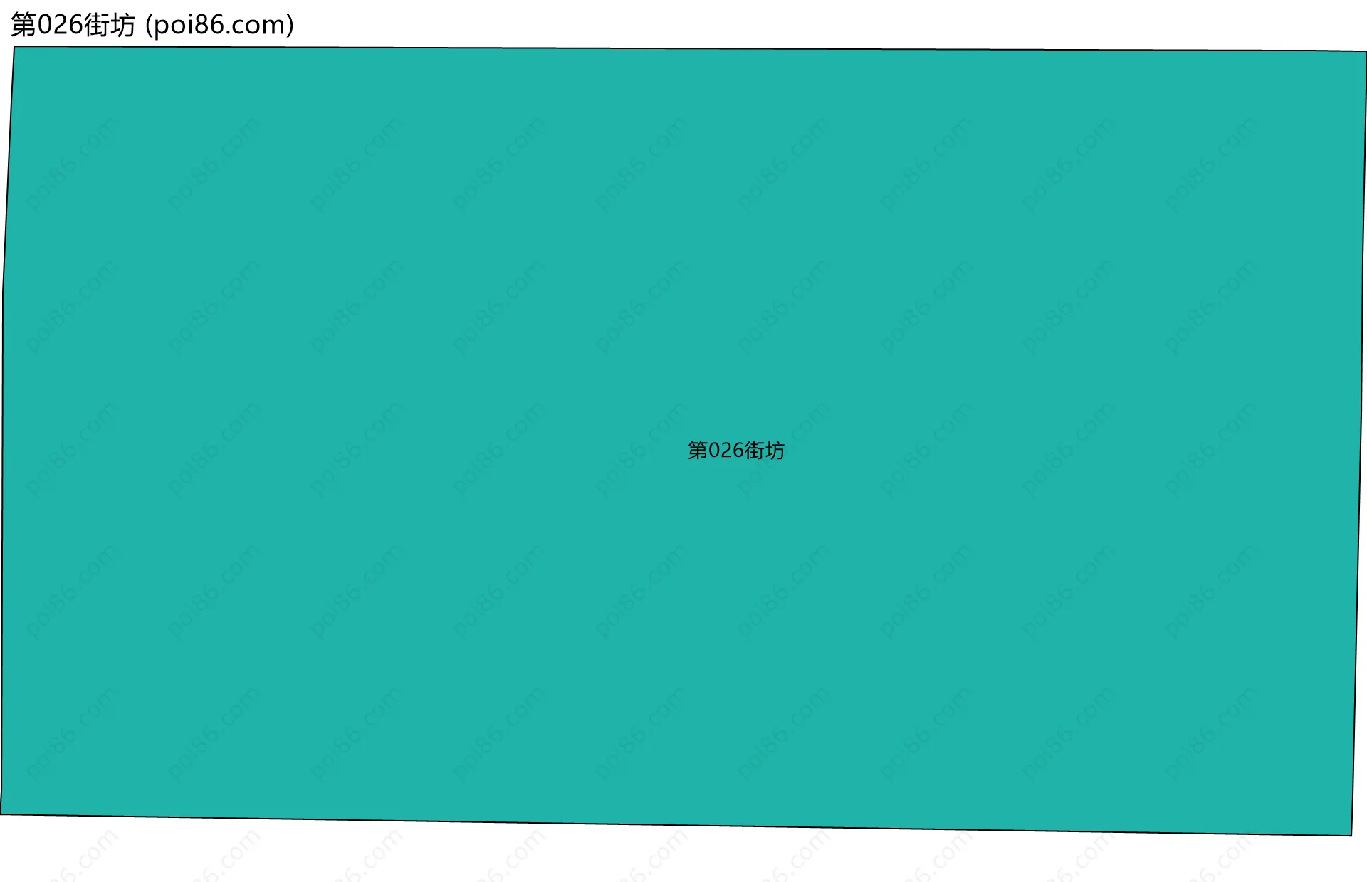 第026街坊边界地图