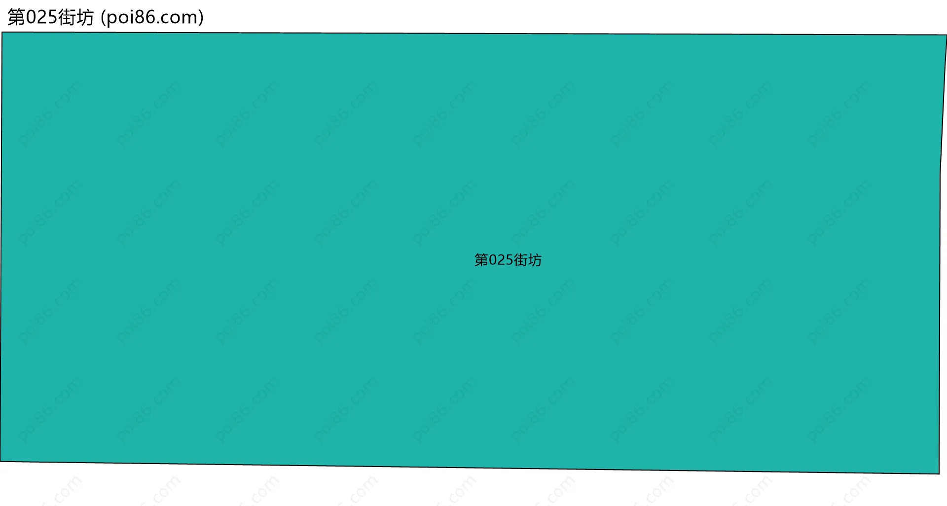 第025街坊边界地图