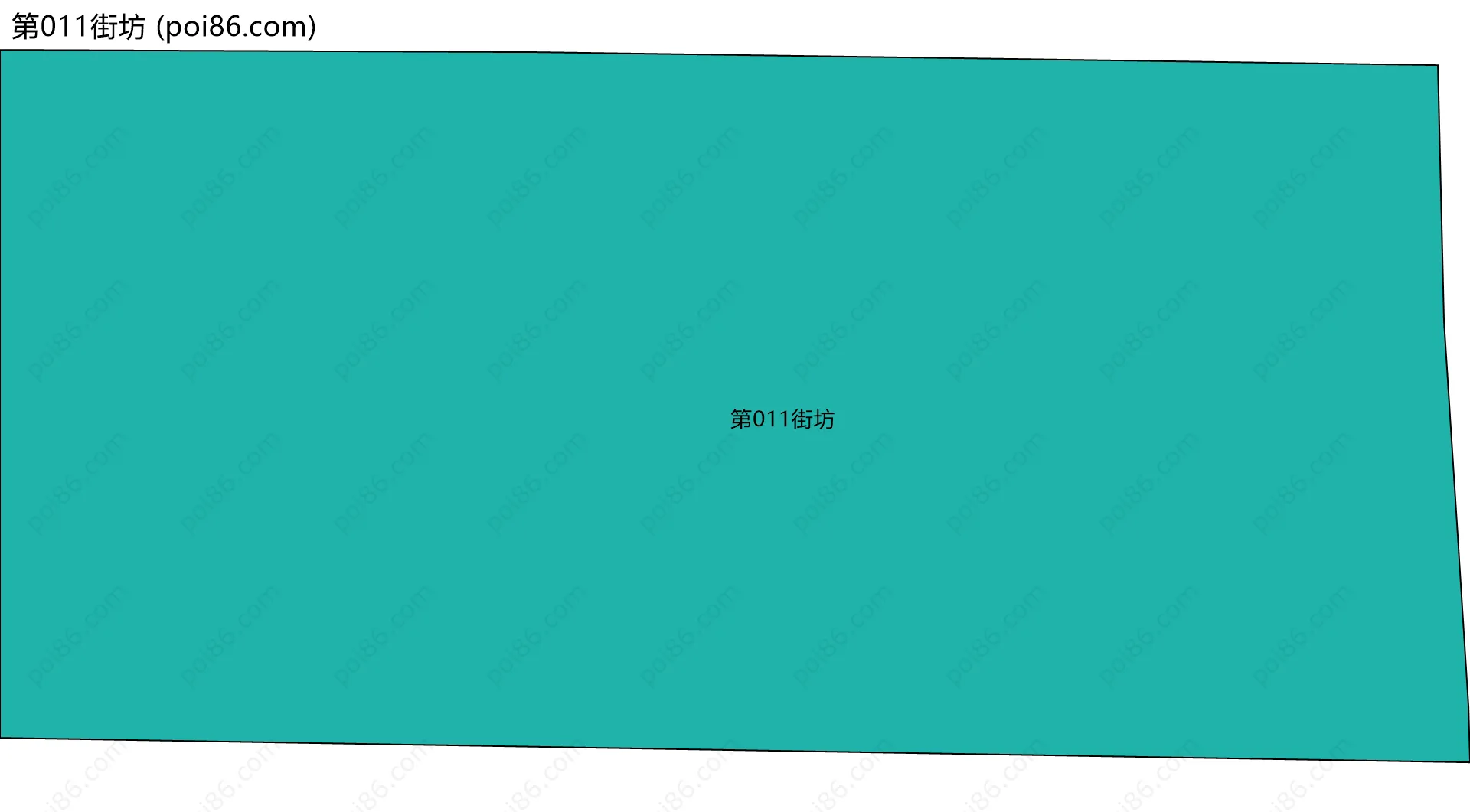 第011街坊边界地图