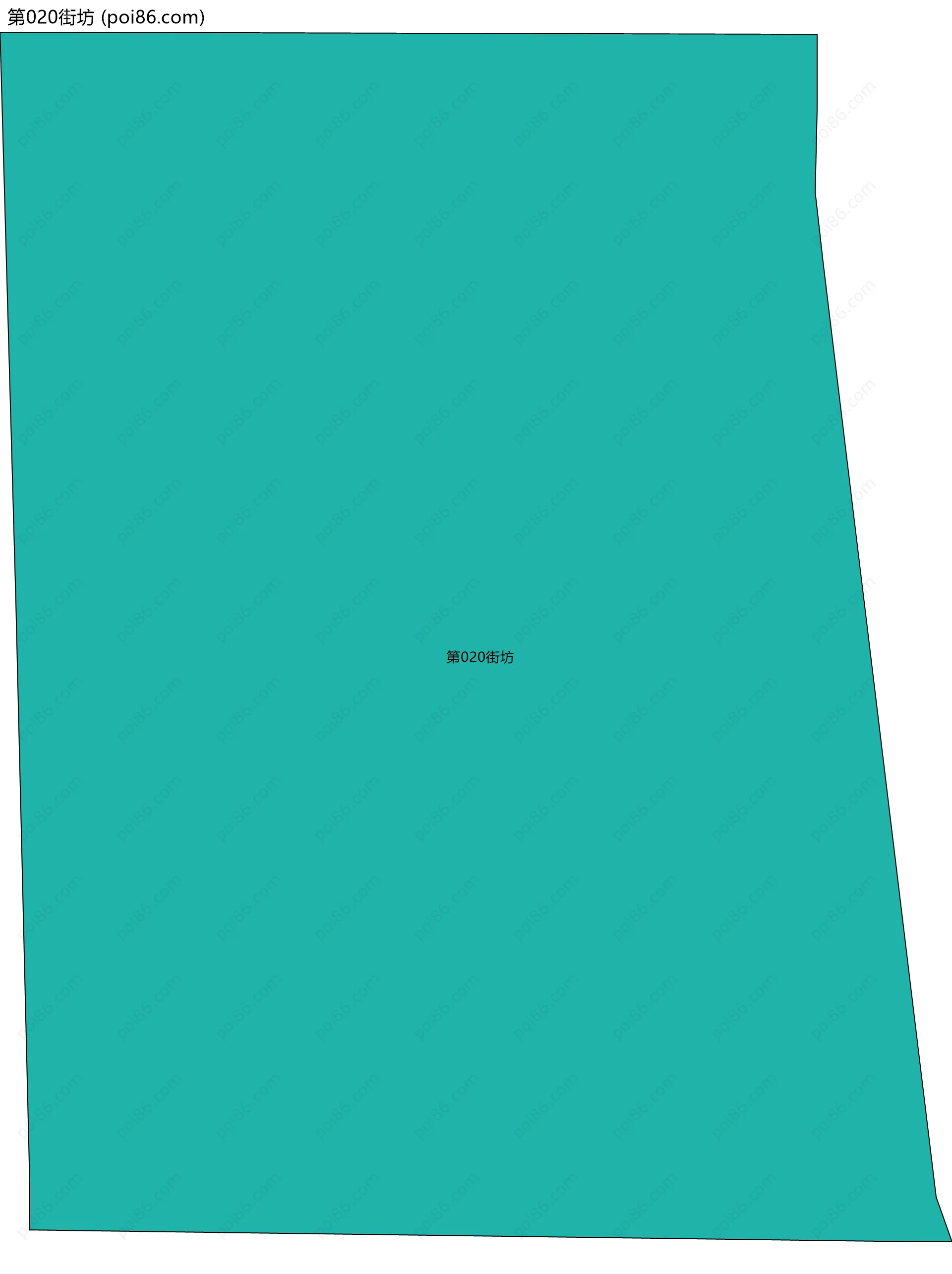 第020街坊边界地图
