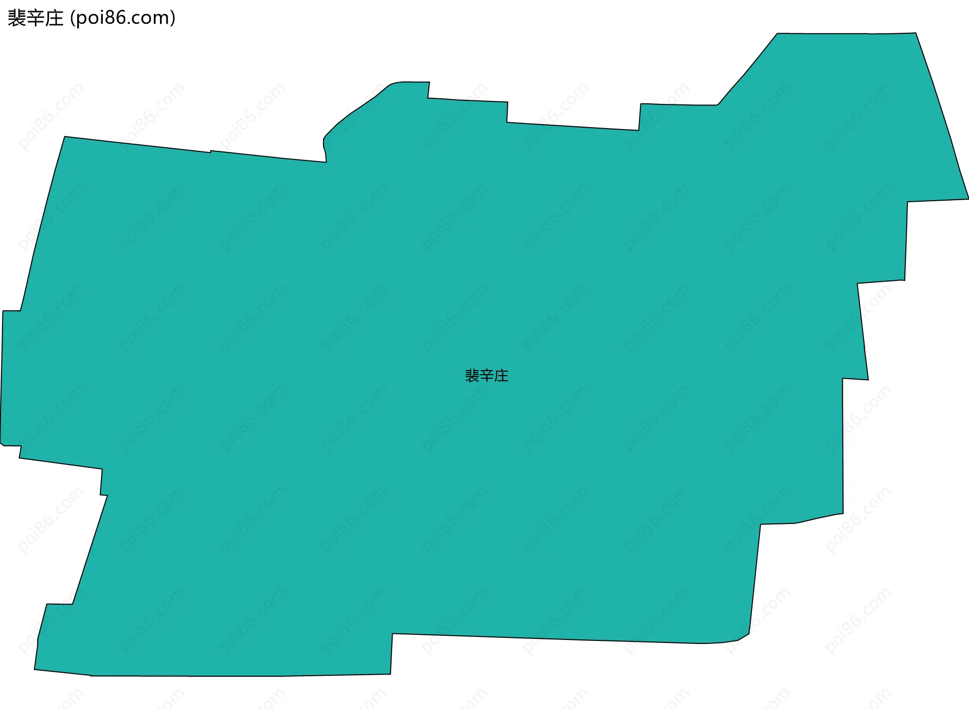 裴辛庄边界地图