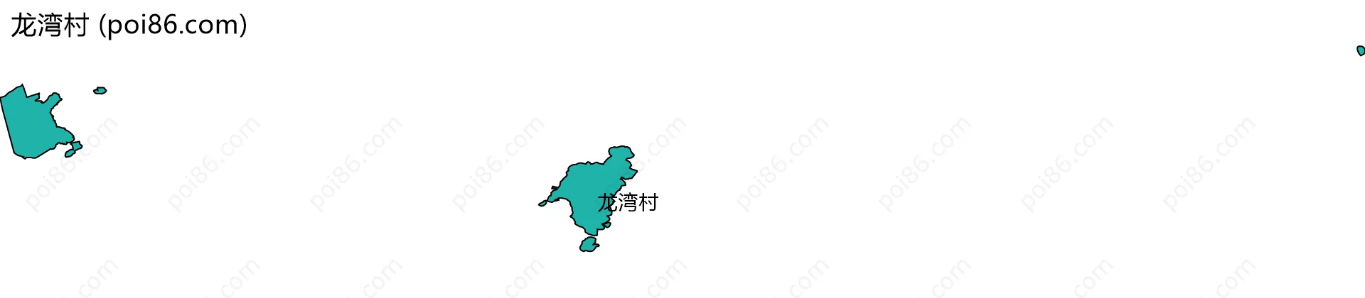 龙湾村边界地图