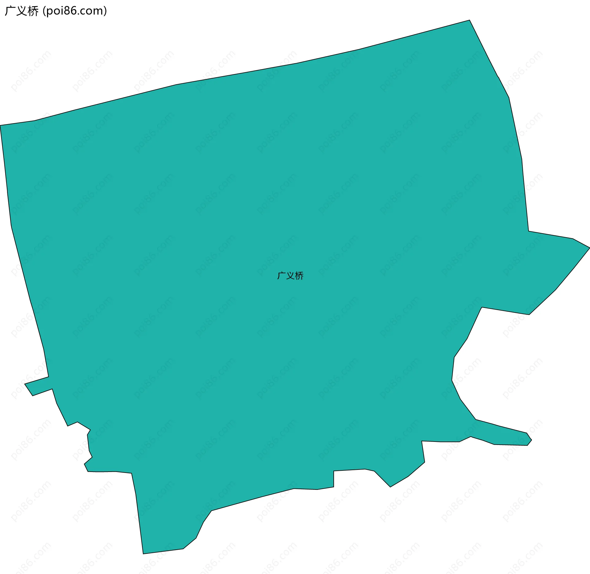 广义桥边界地图