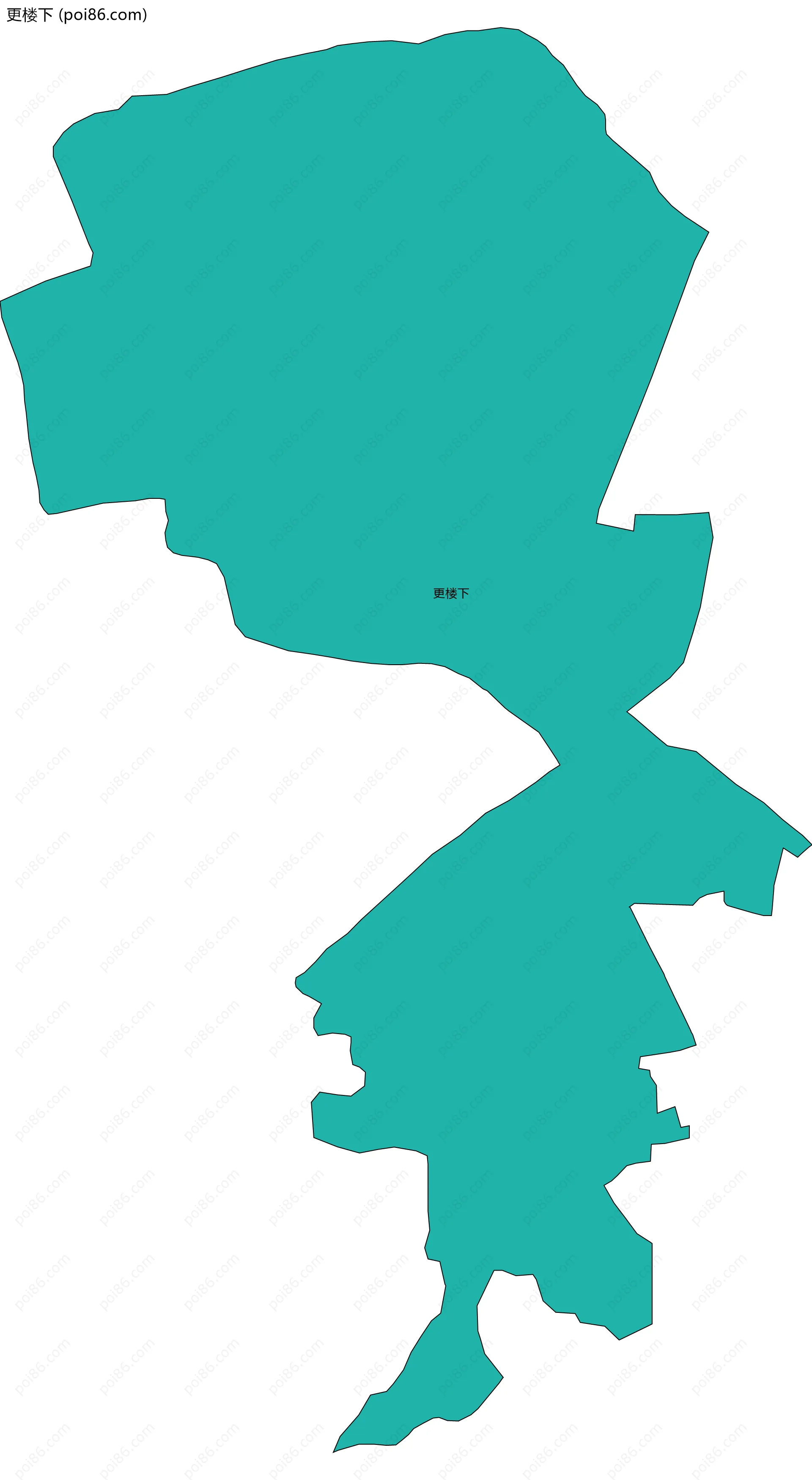 更楼下边界地图