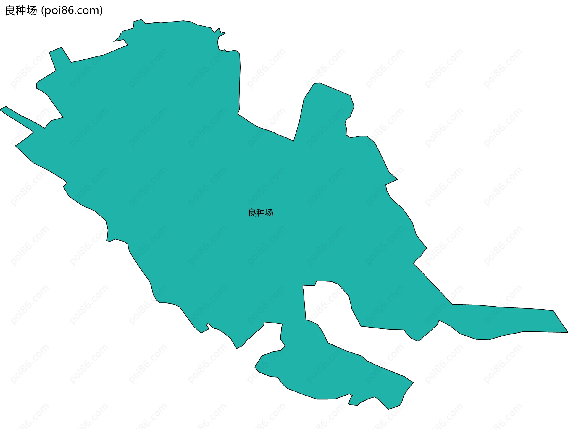 良种场边界地图
