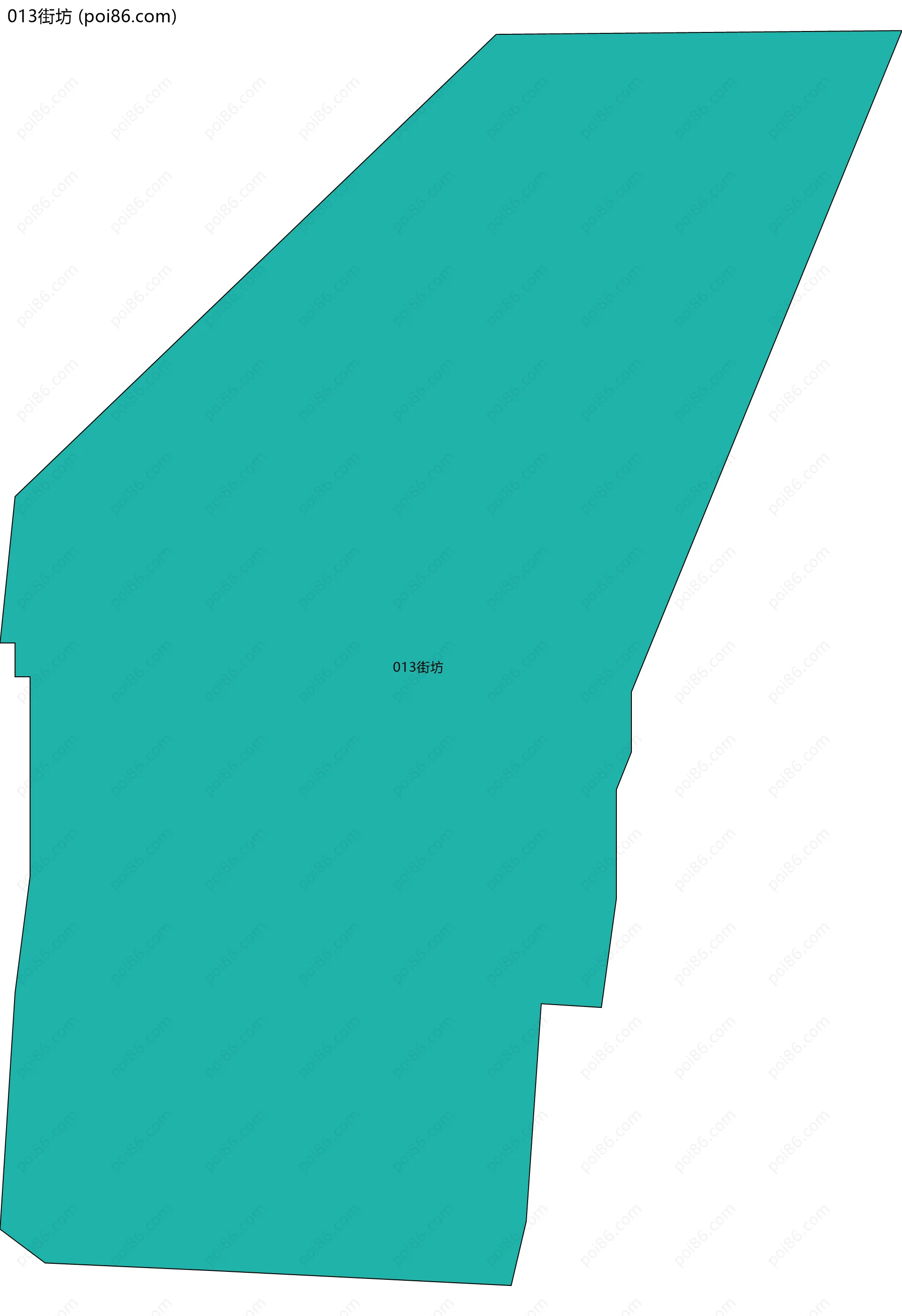 013街坊边界地图