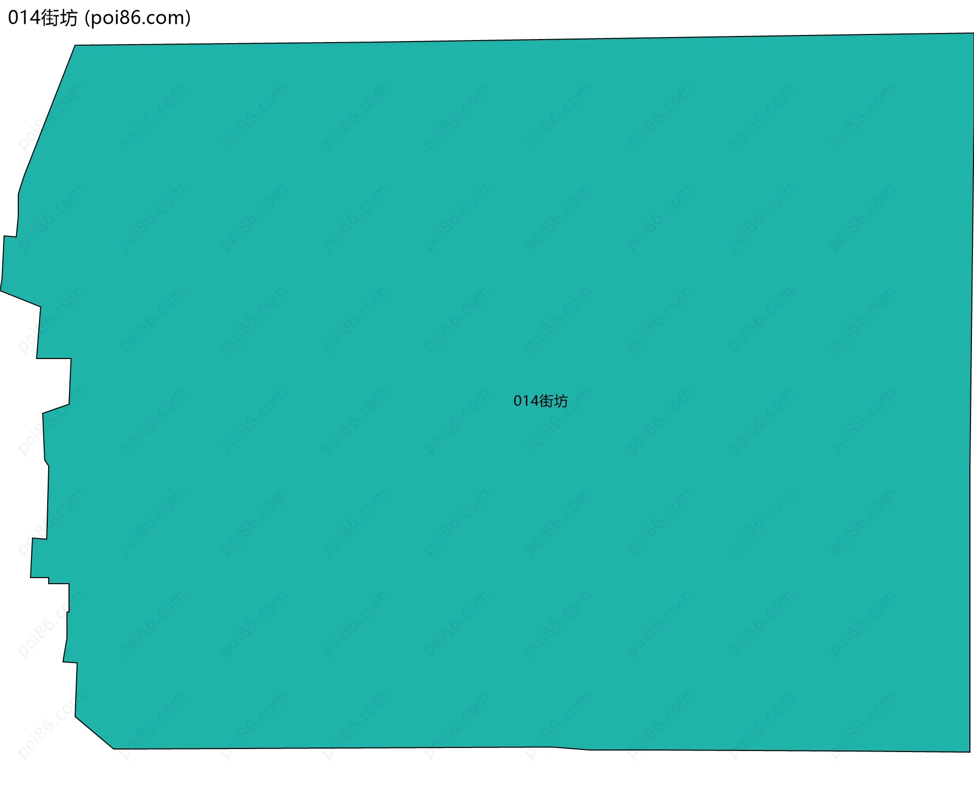 014街坊边界地图