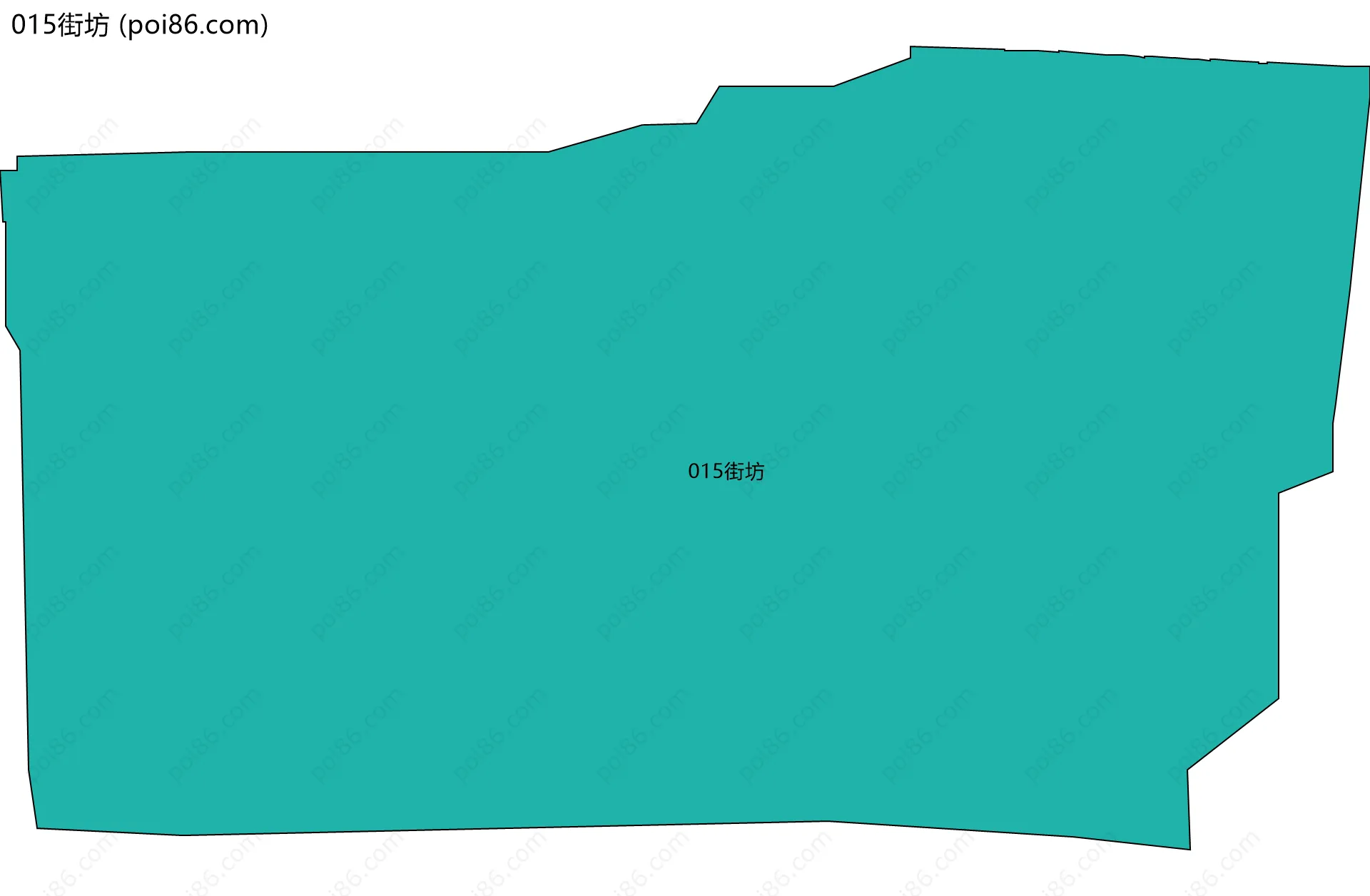 015街坊边界地图