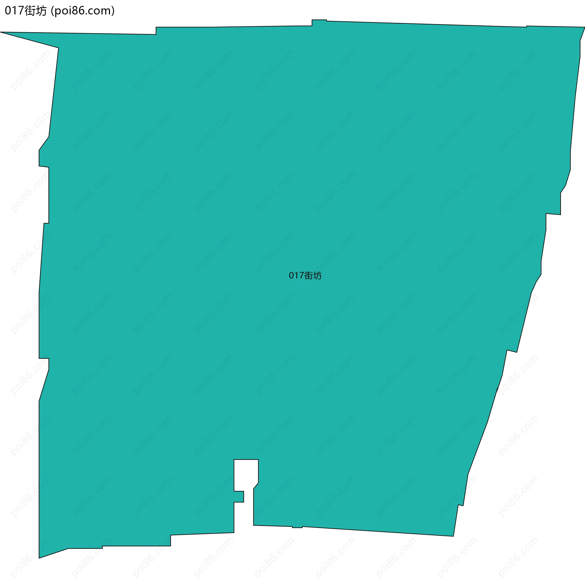 017街坊边界地图