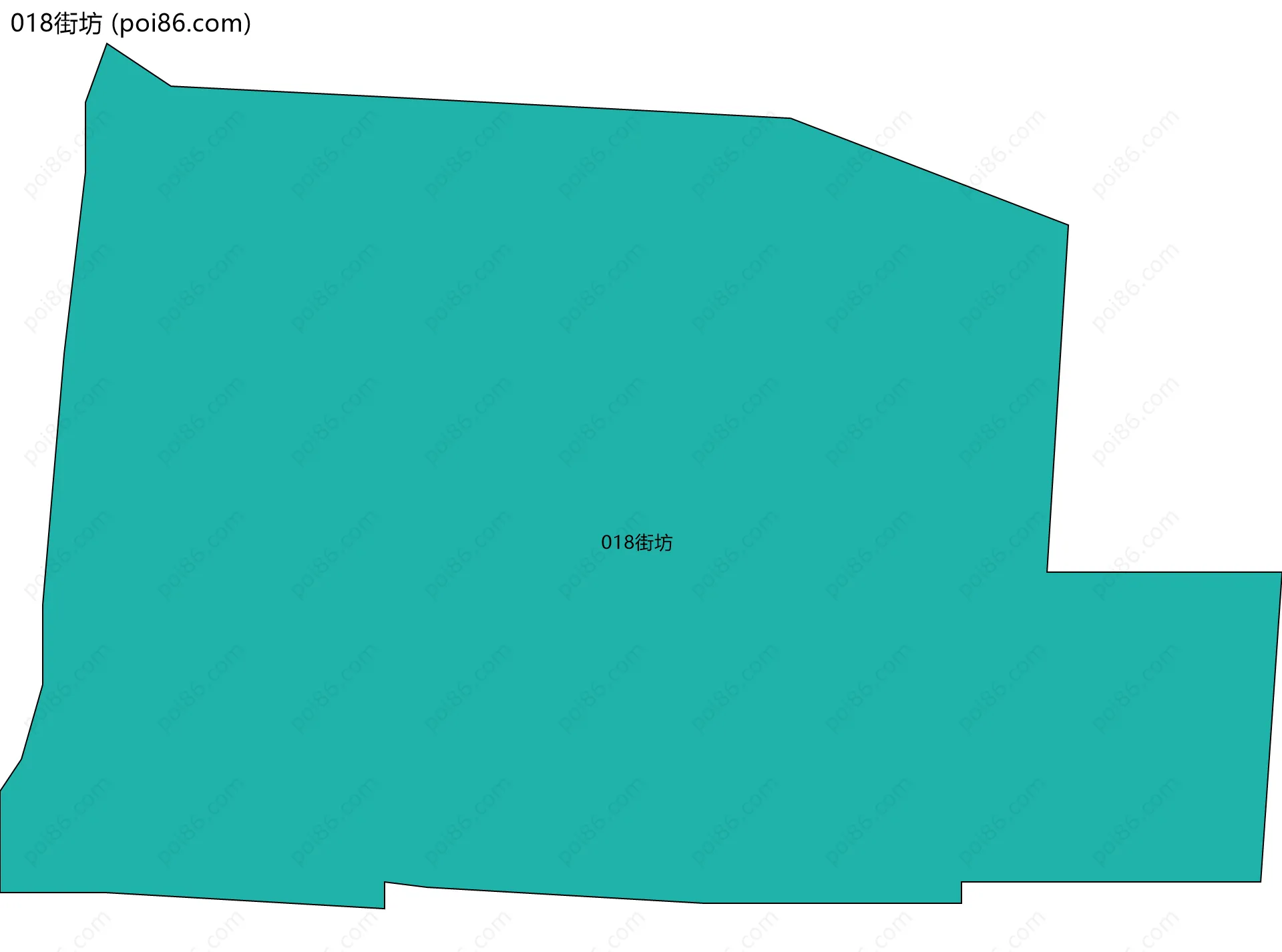 018街坊边界地图