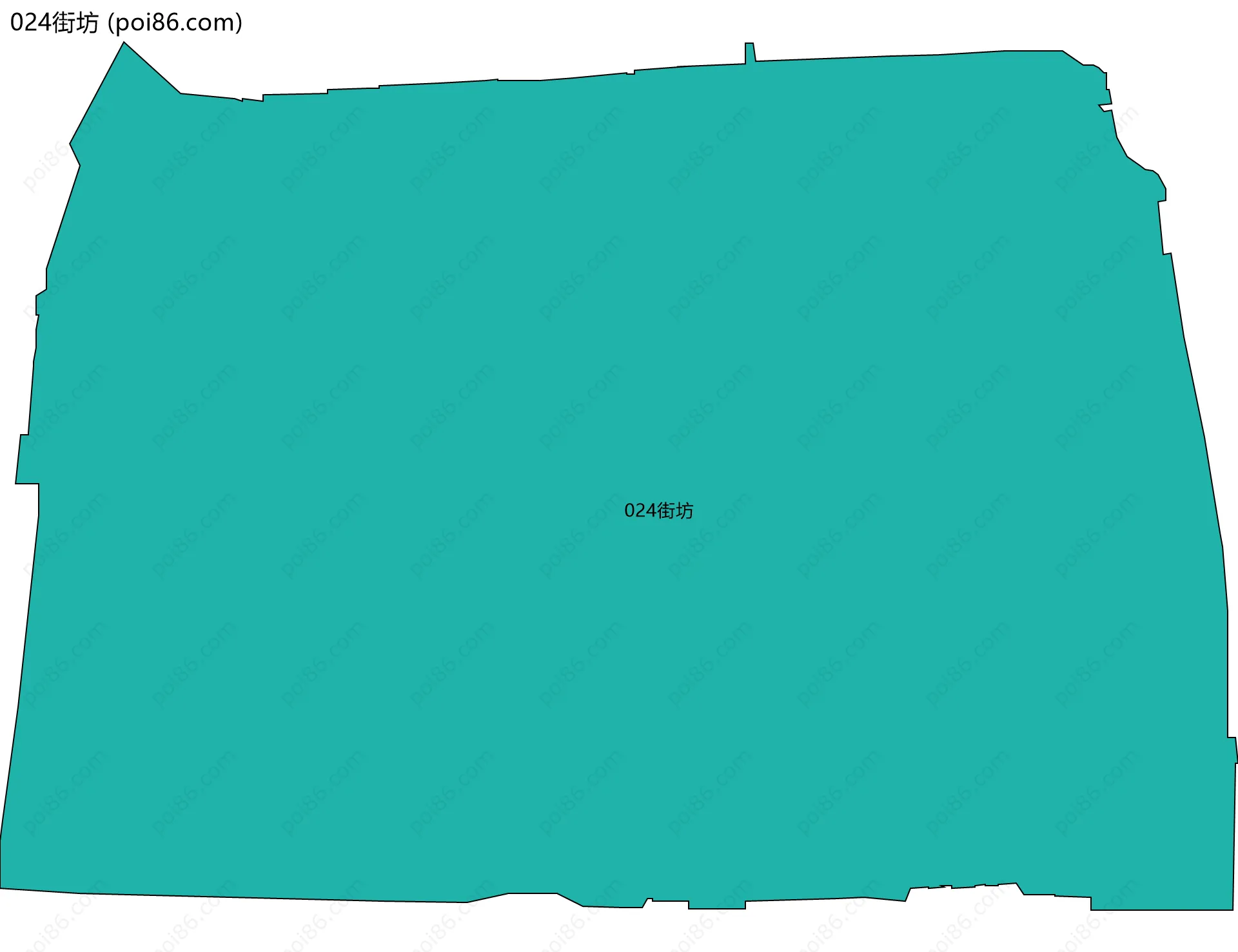 024街坊边界地图