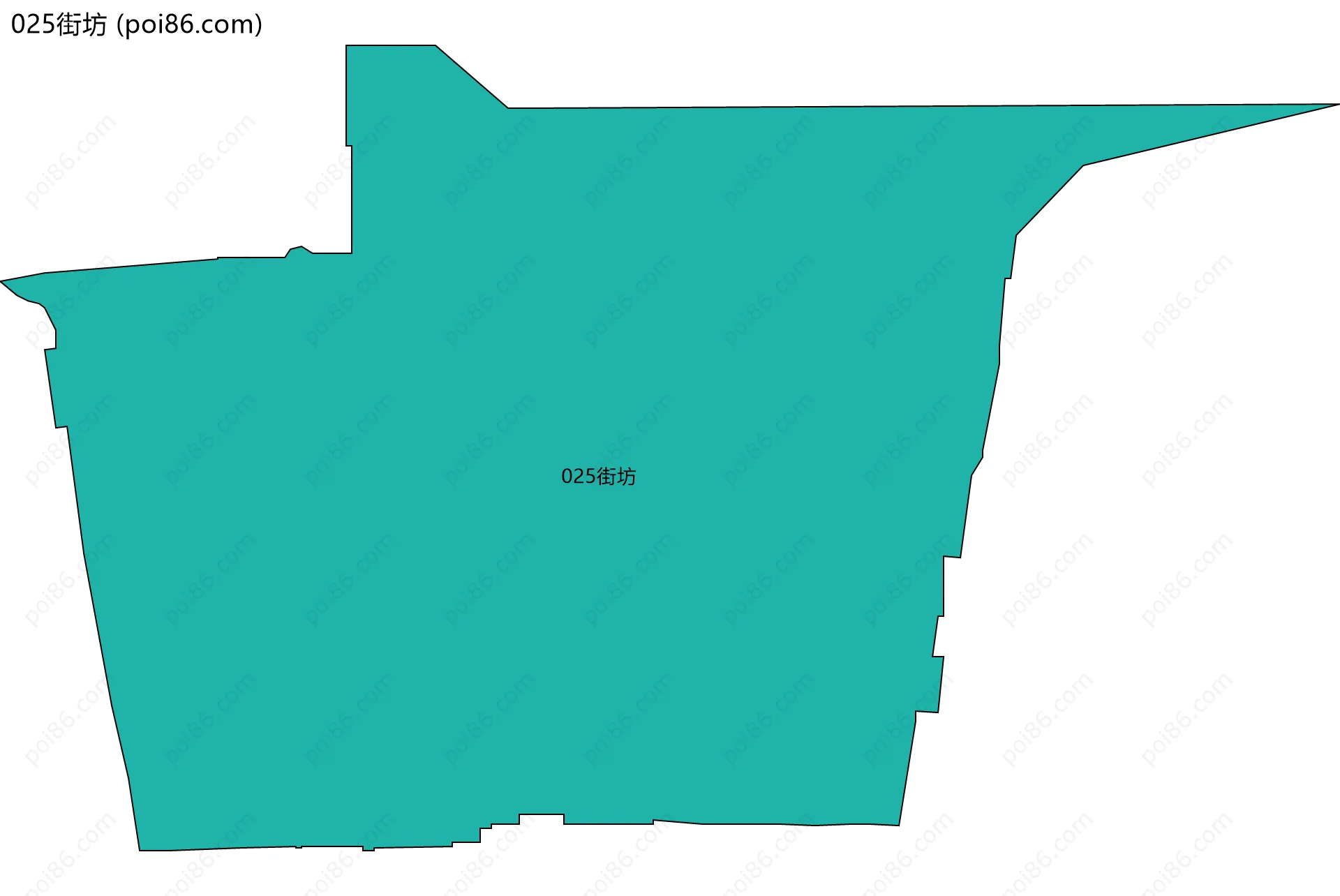 025街坊边界地图