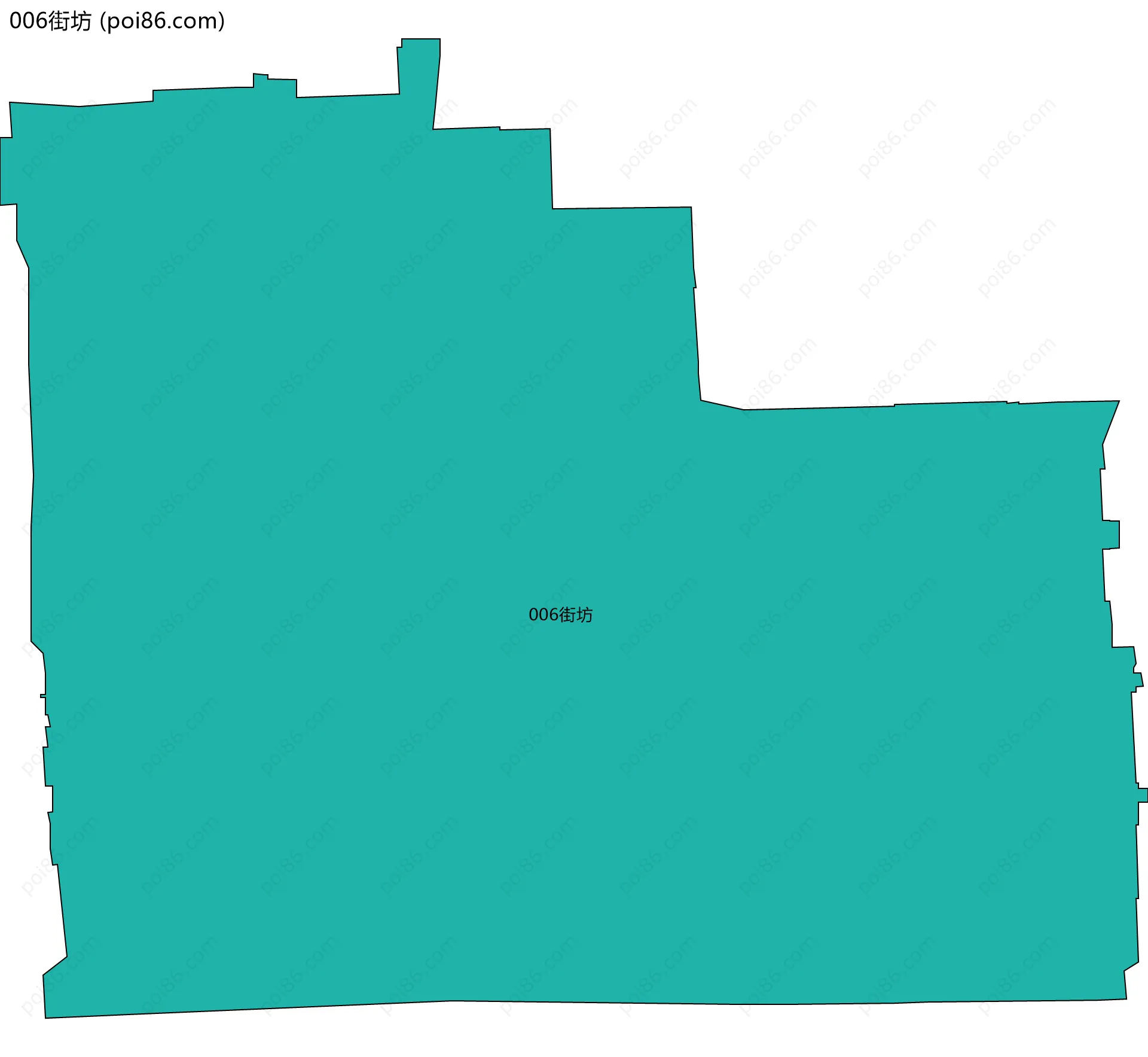 006街坊边界地图