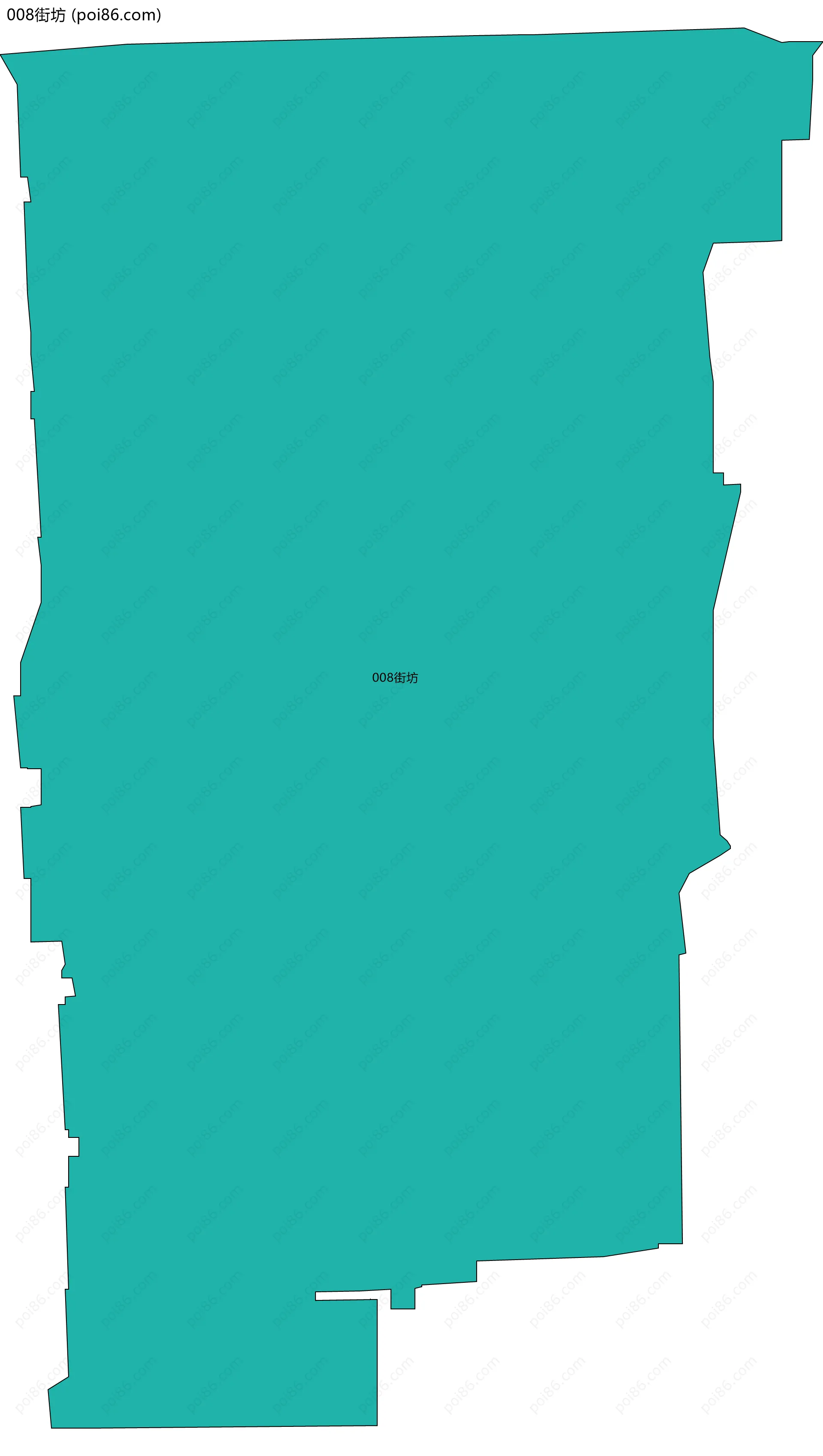 008街坊边界地图