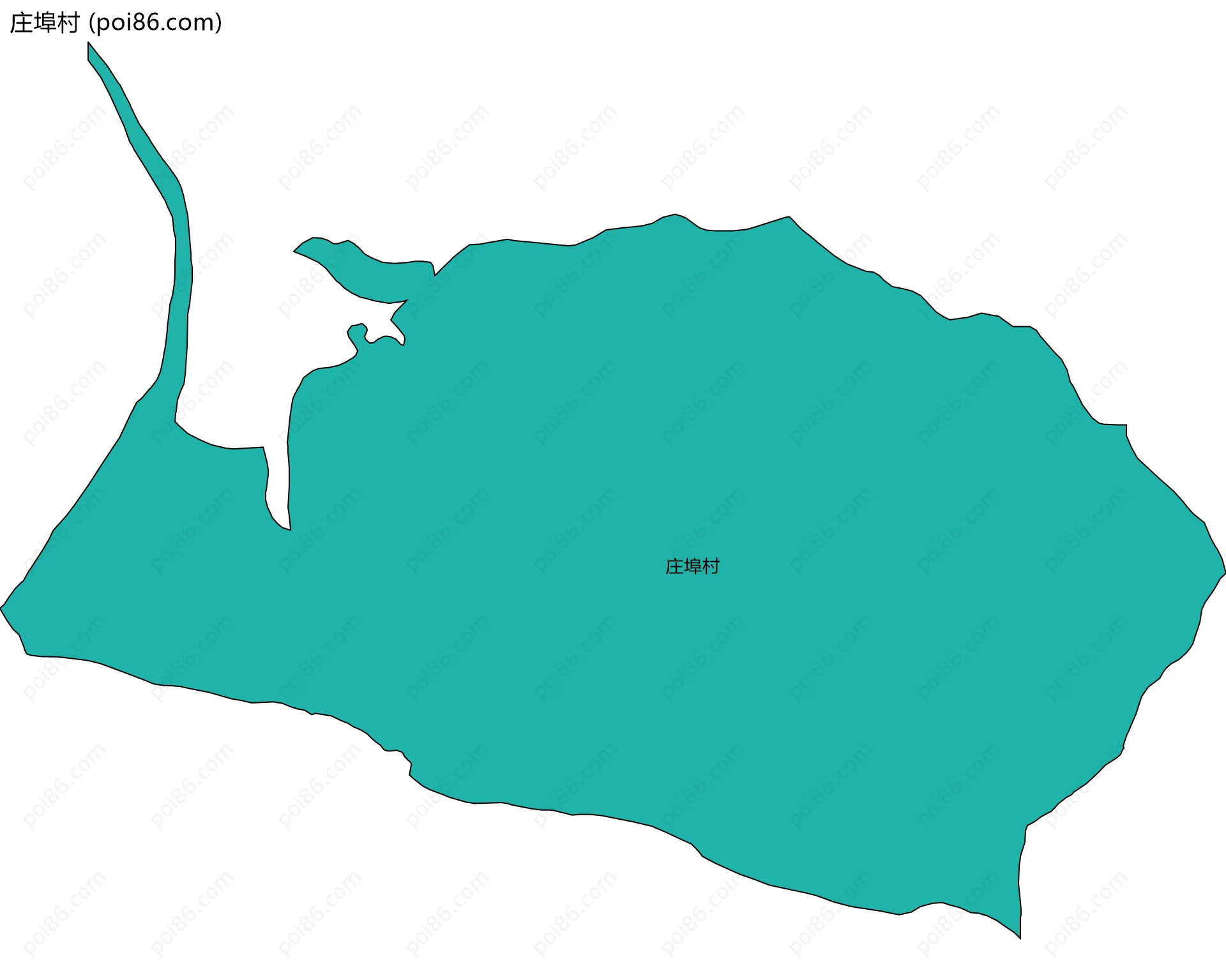 庄埠村边界地图