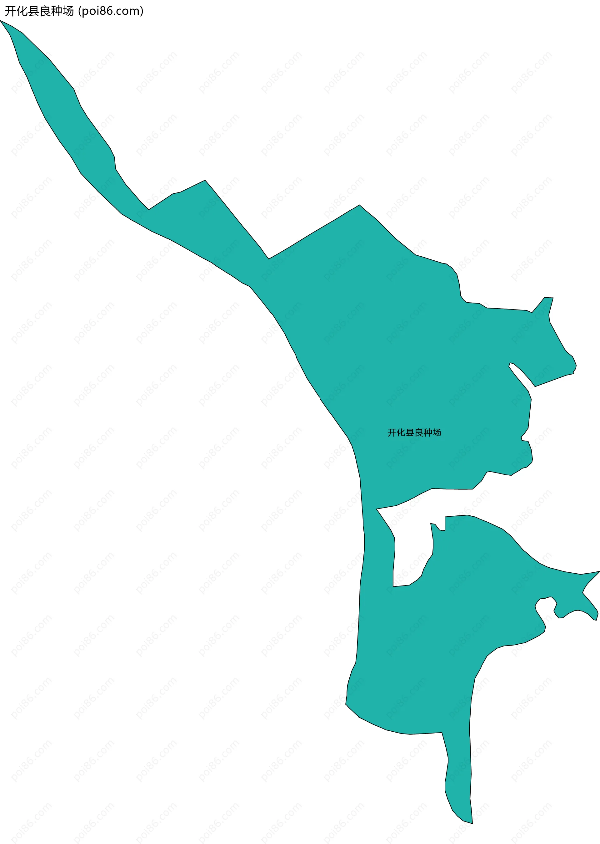 开化县良种场边界地图