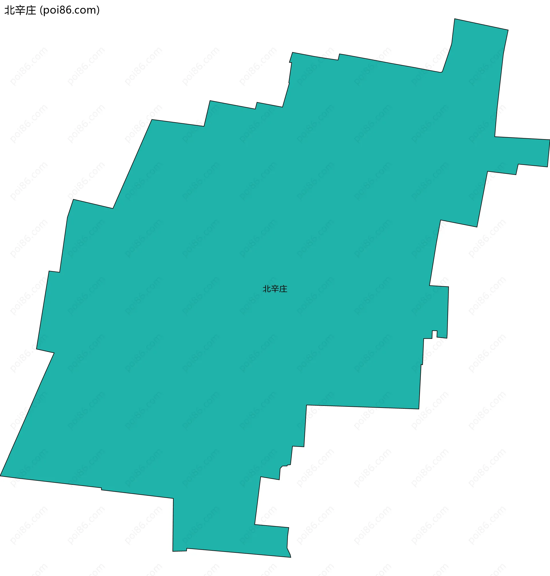北辛庄边界地图