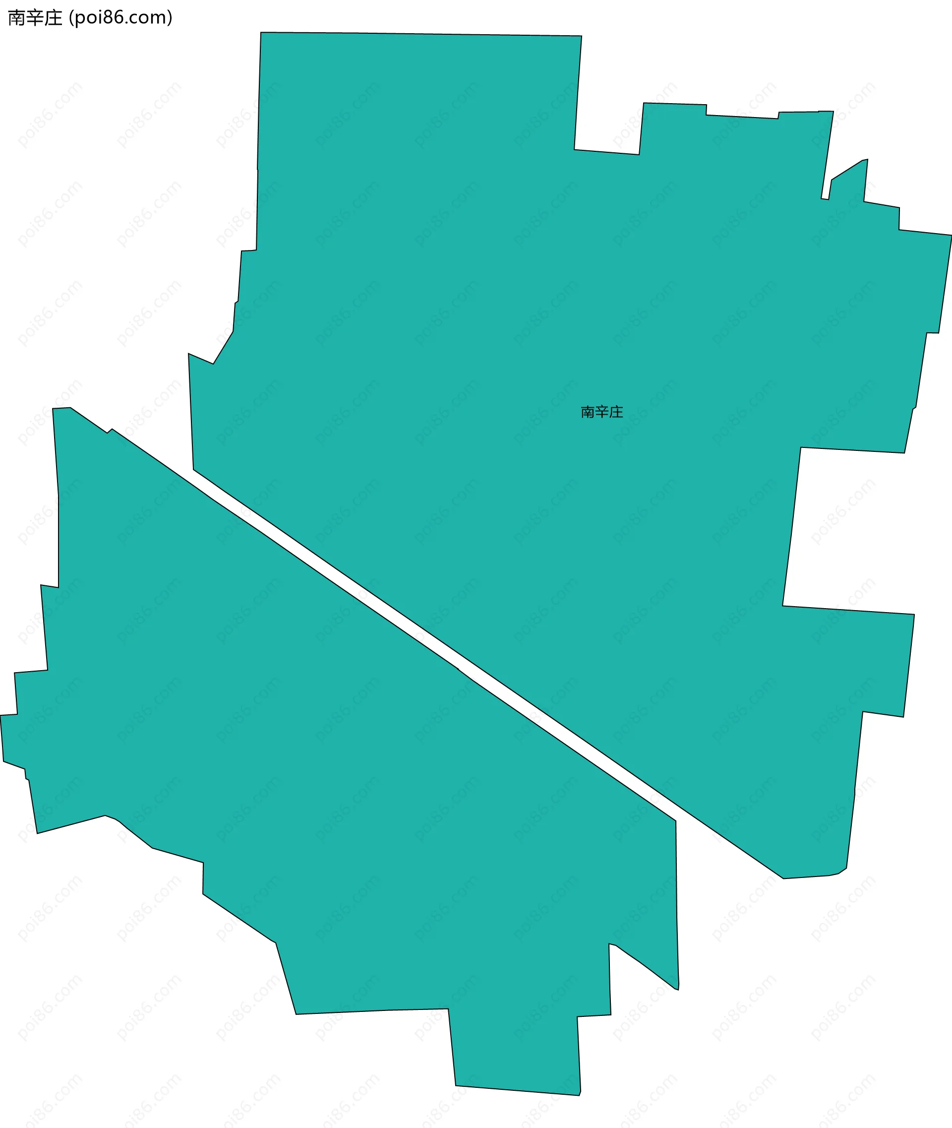 南辛庄边界地图