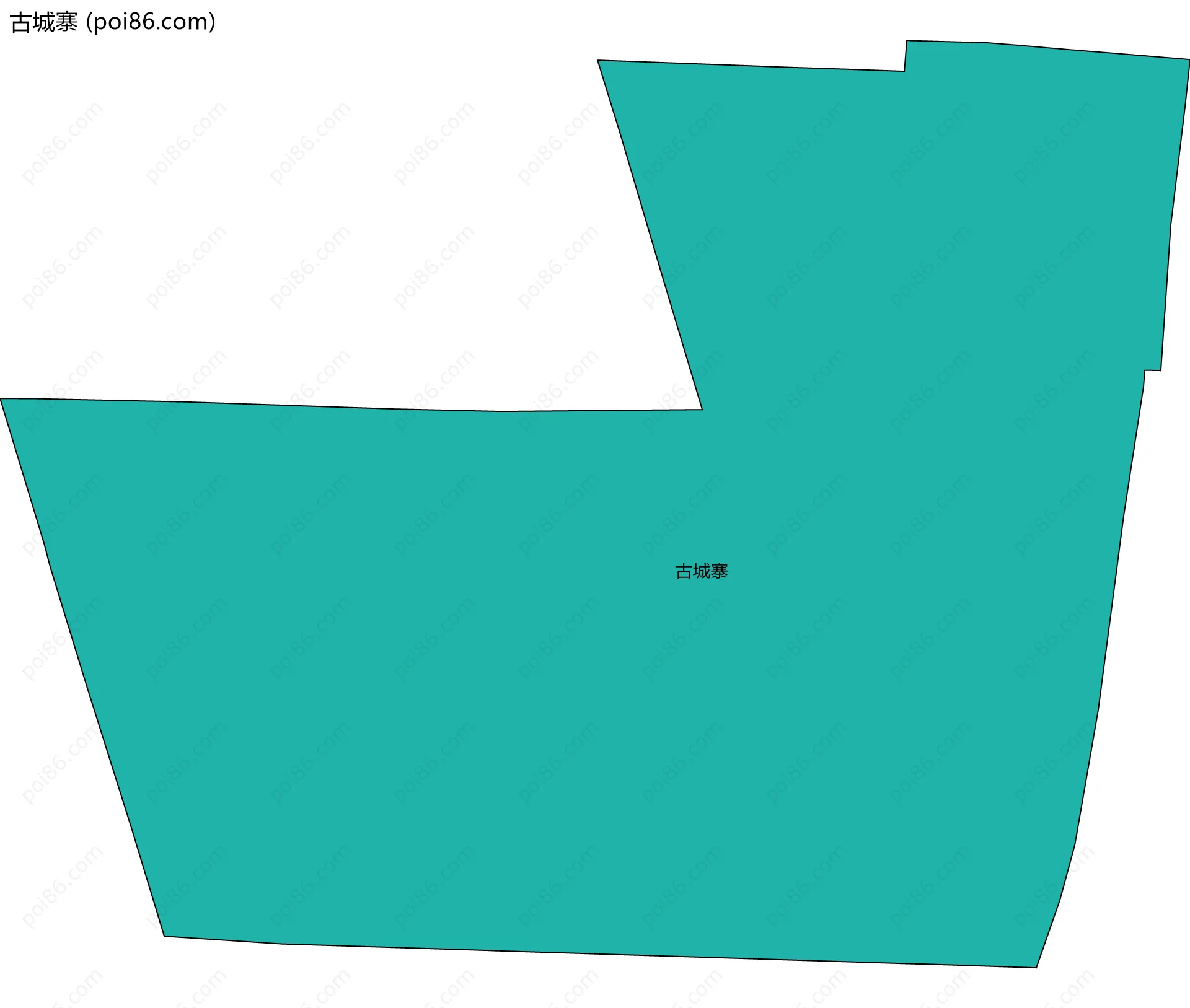 古城寨边界地图