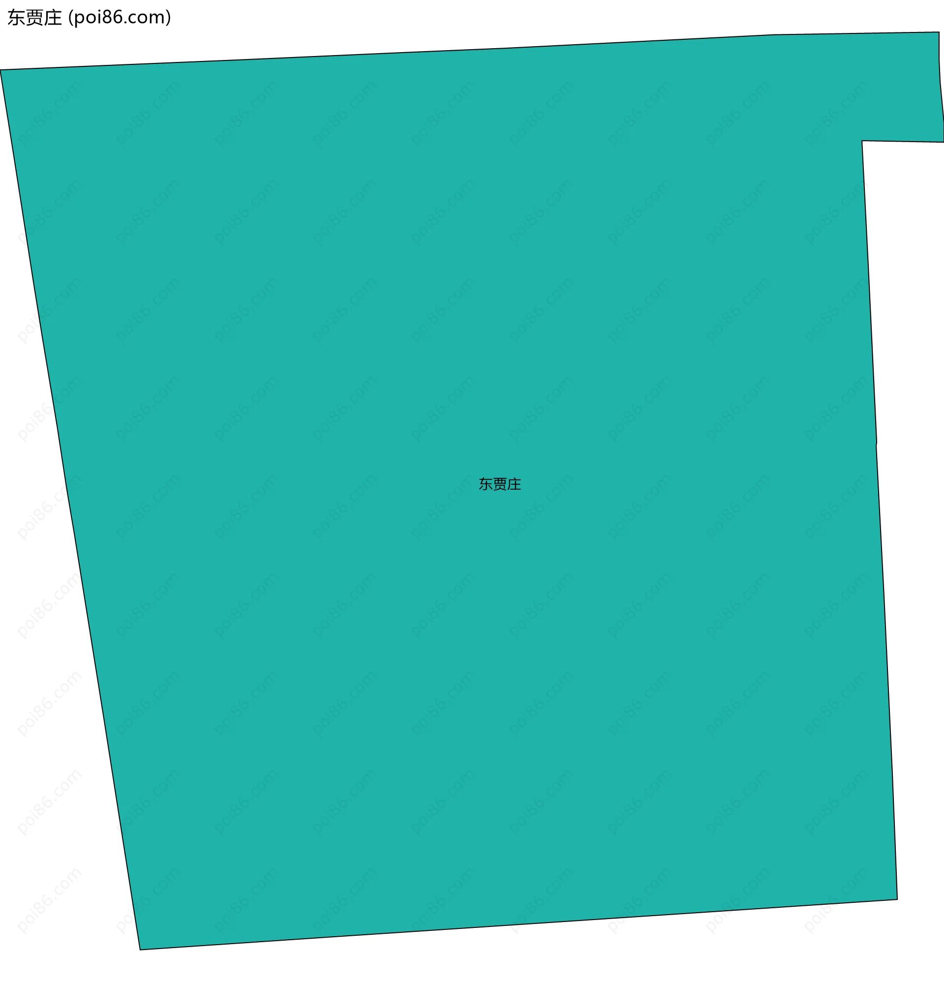 东贾庄边界地图