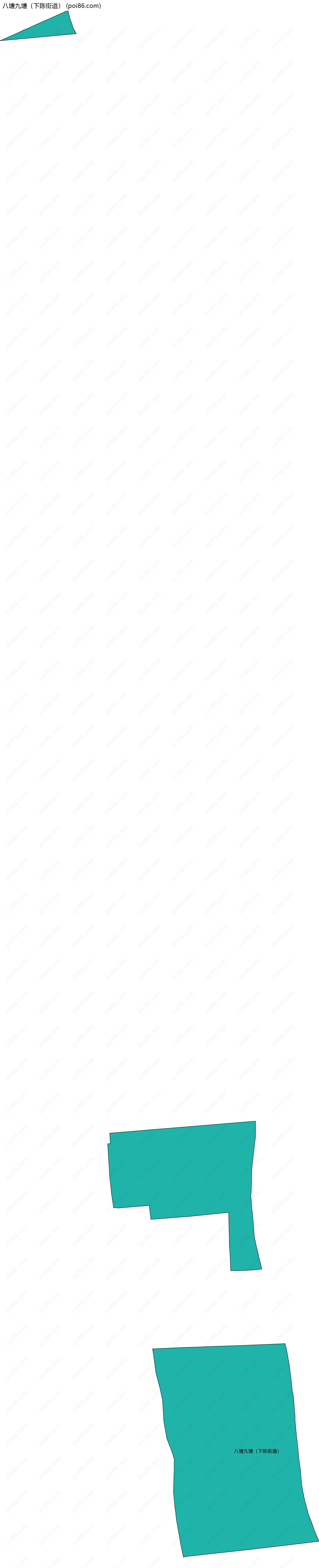 八塘九塘（下陈街道）边界地图