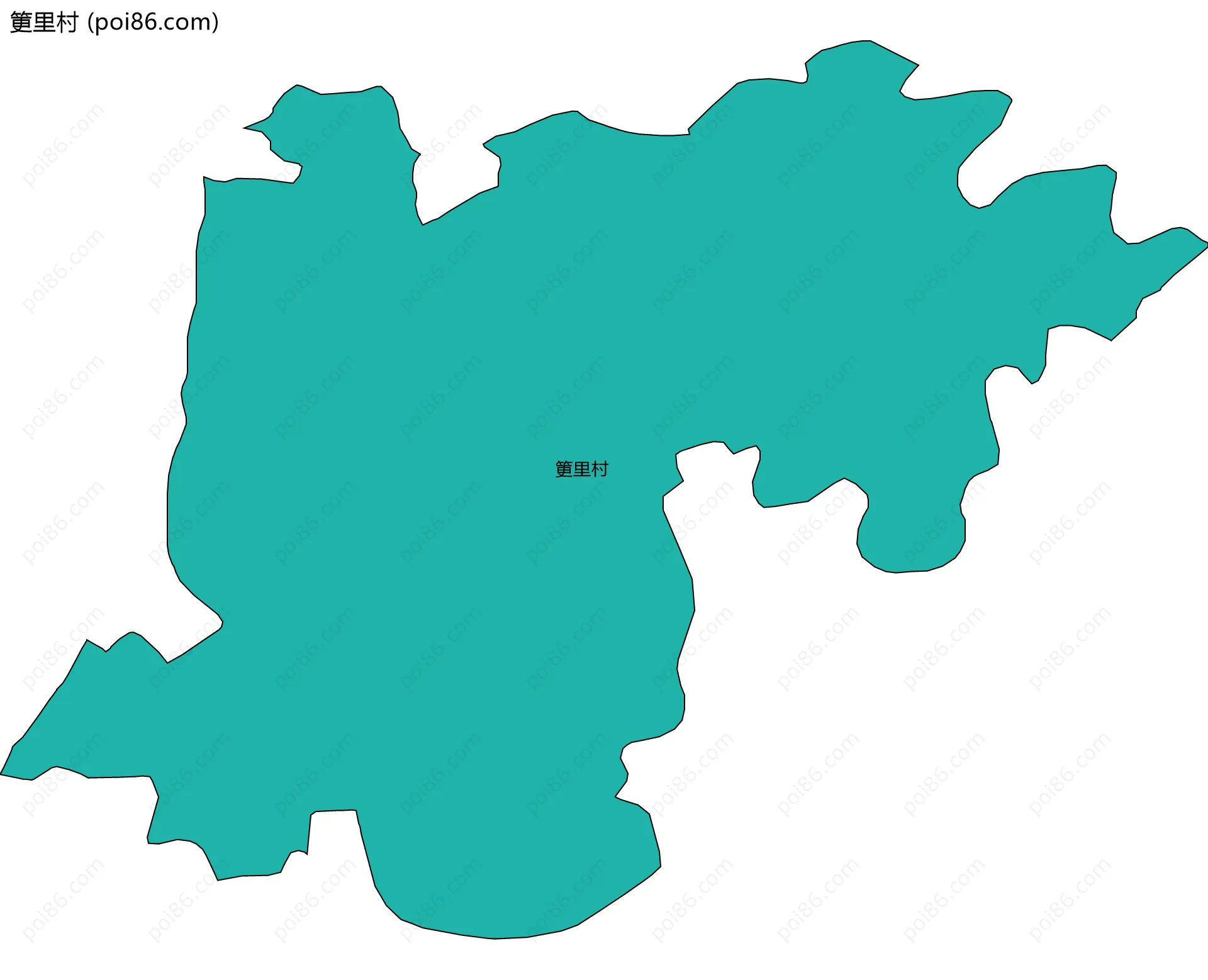 筻里村边界地图