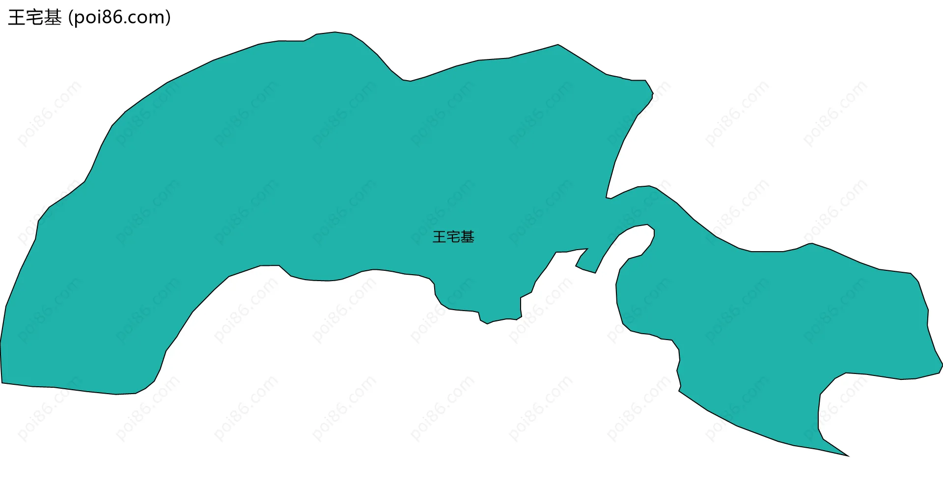 王宅基边界地图