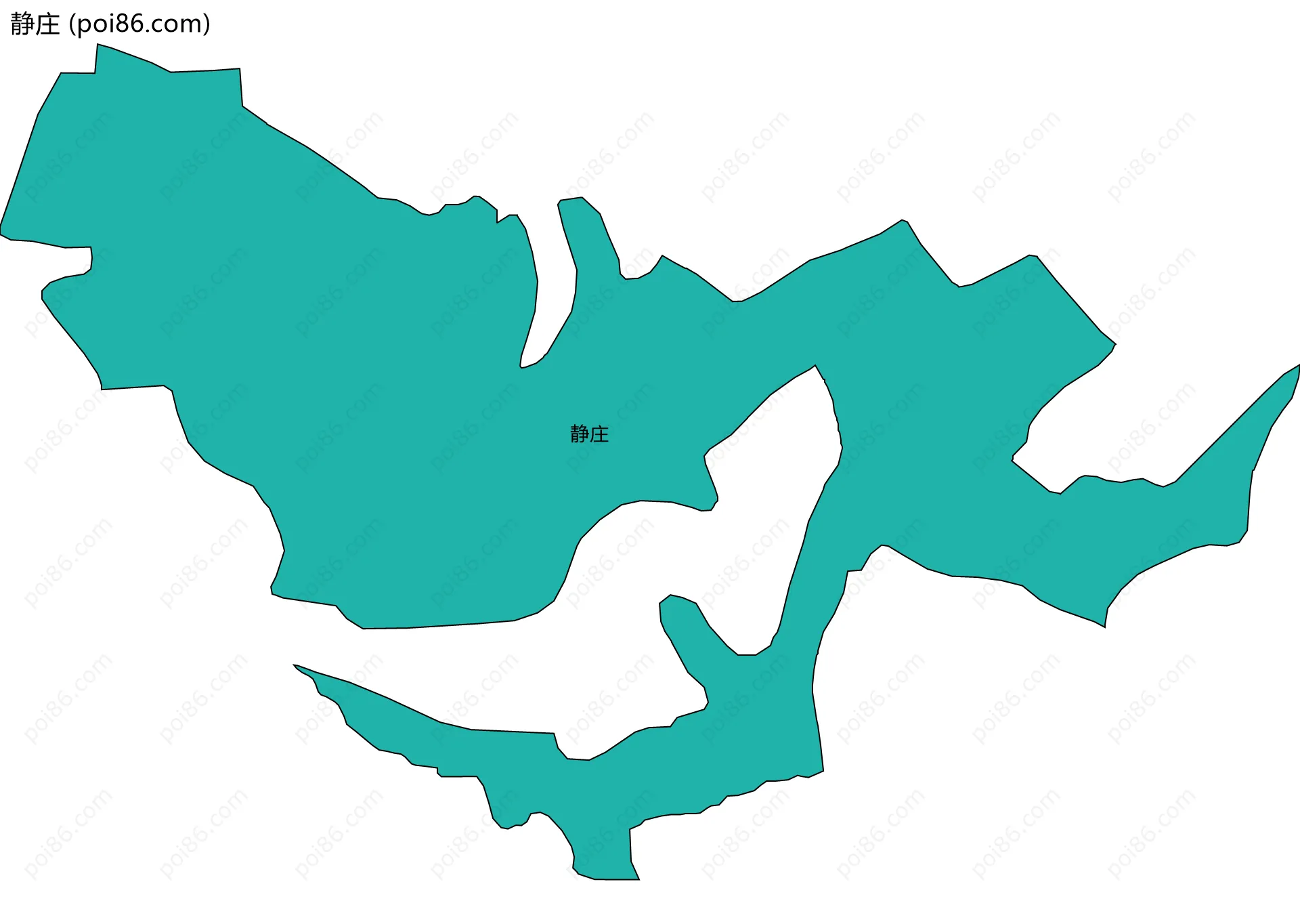 静庄边界地图