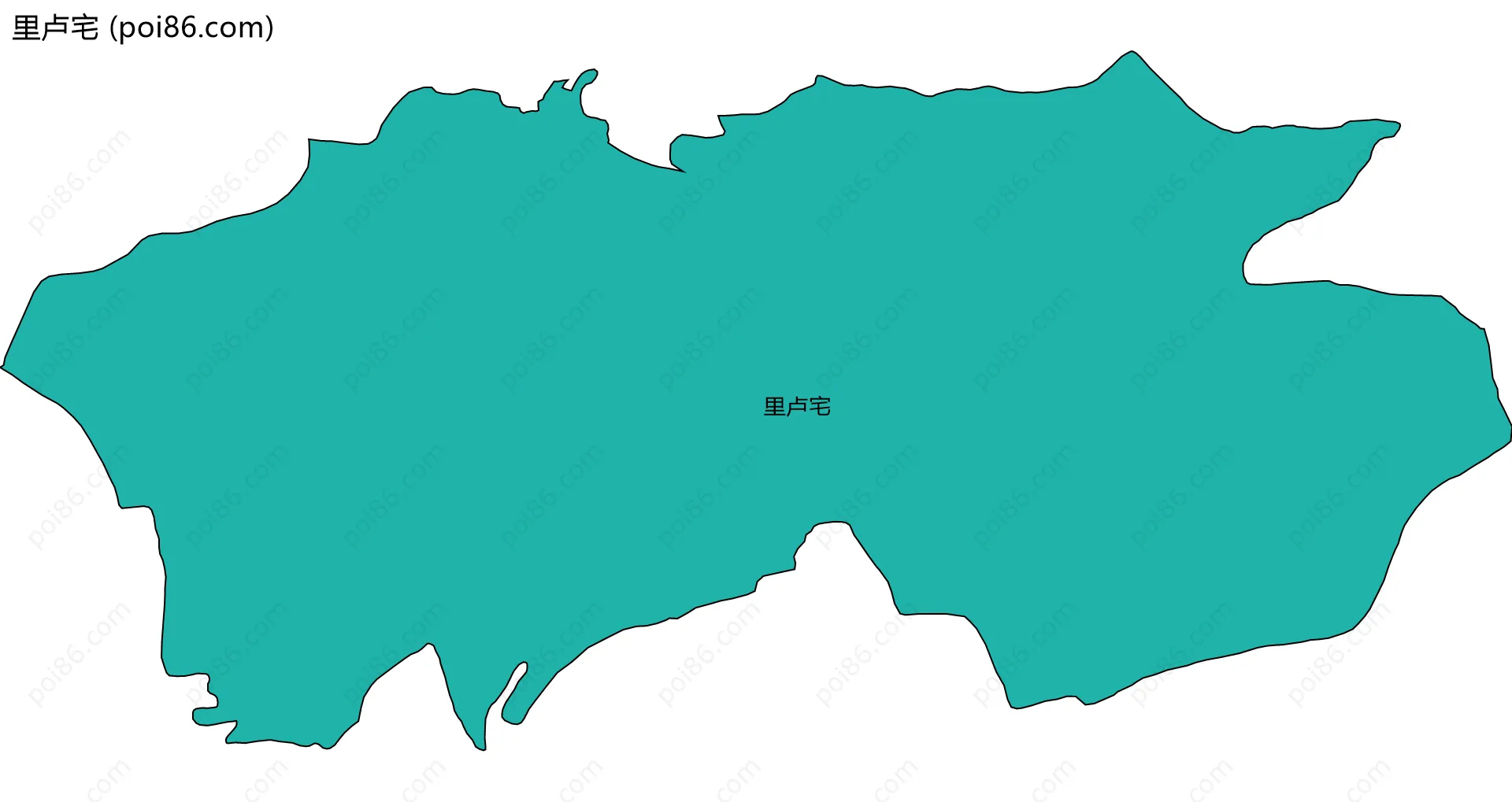 里卢宅边界地图