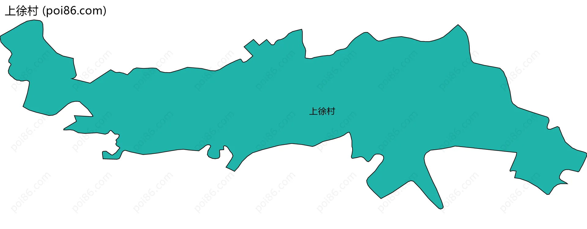 上徐村边界地图