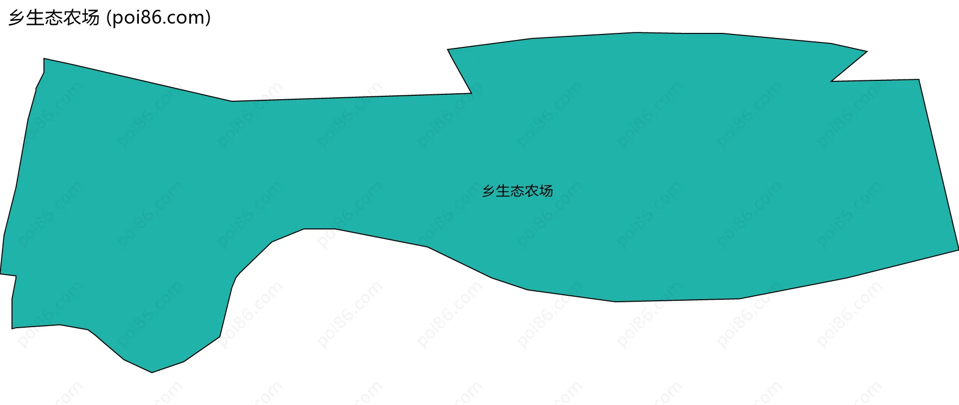 乡生态农场边界地图