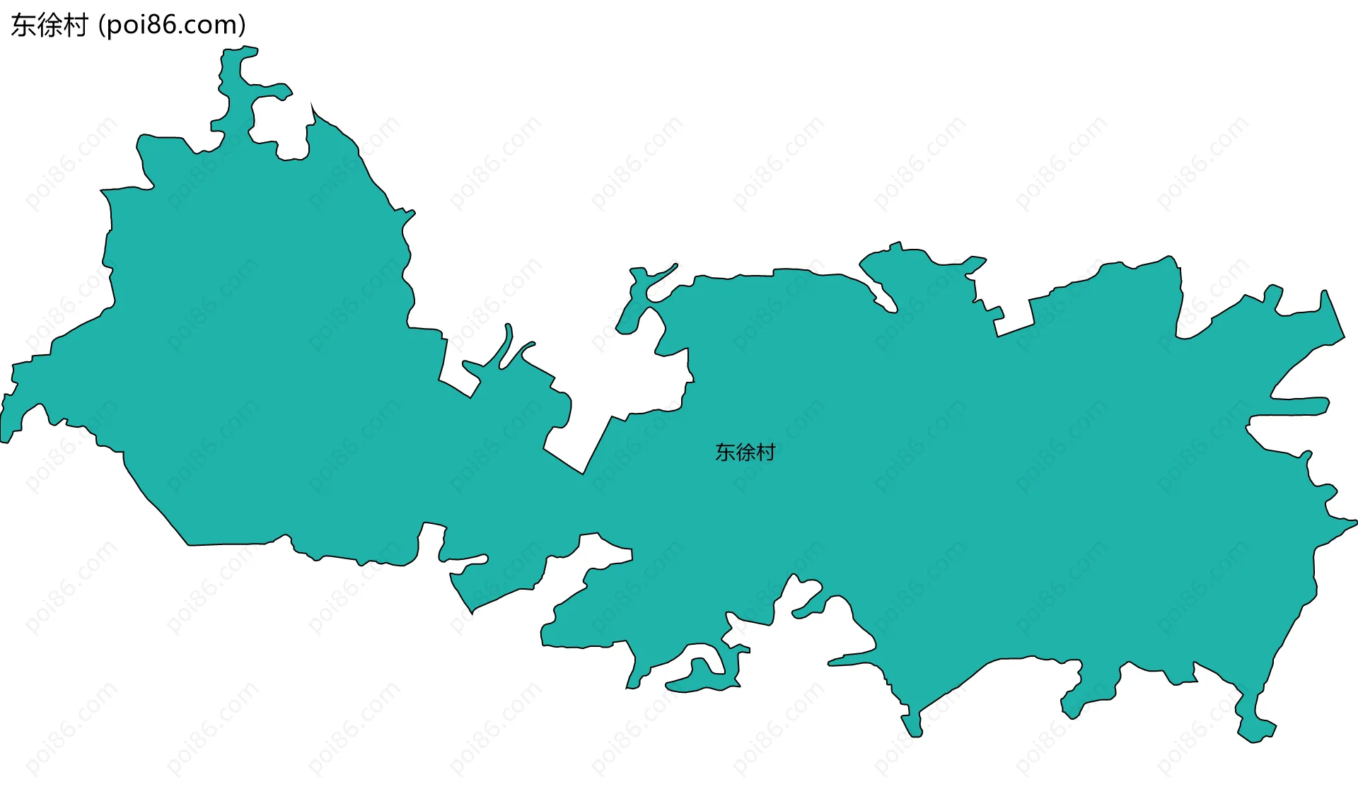 东徐村边界地图