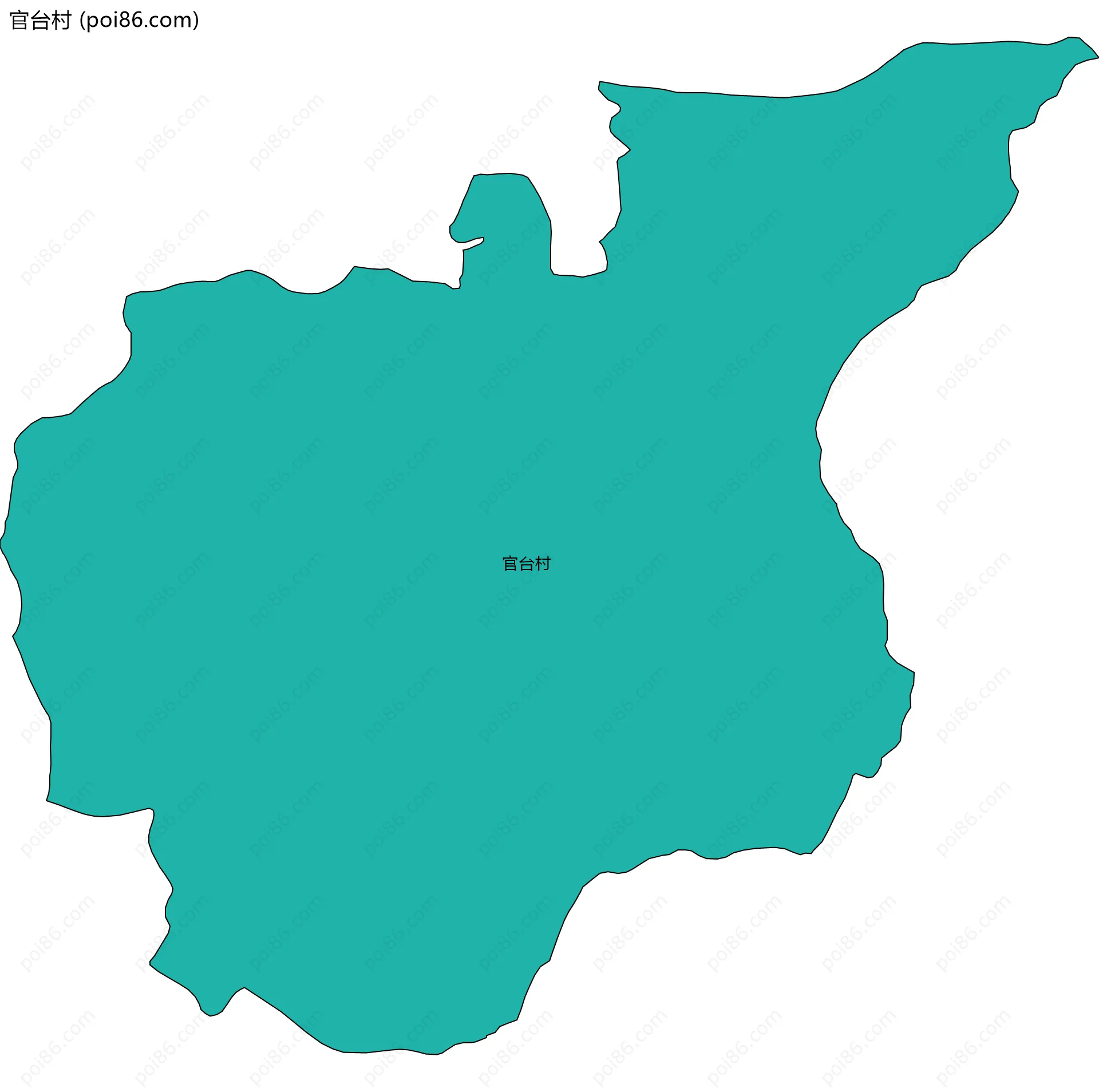 官台村边界地图