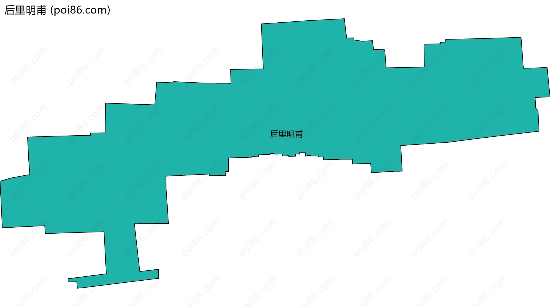 后里明甫边界地图