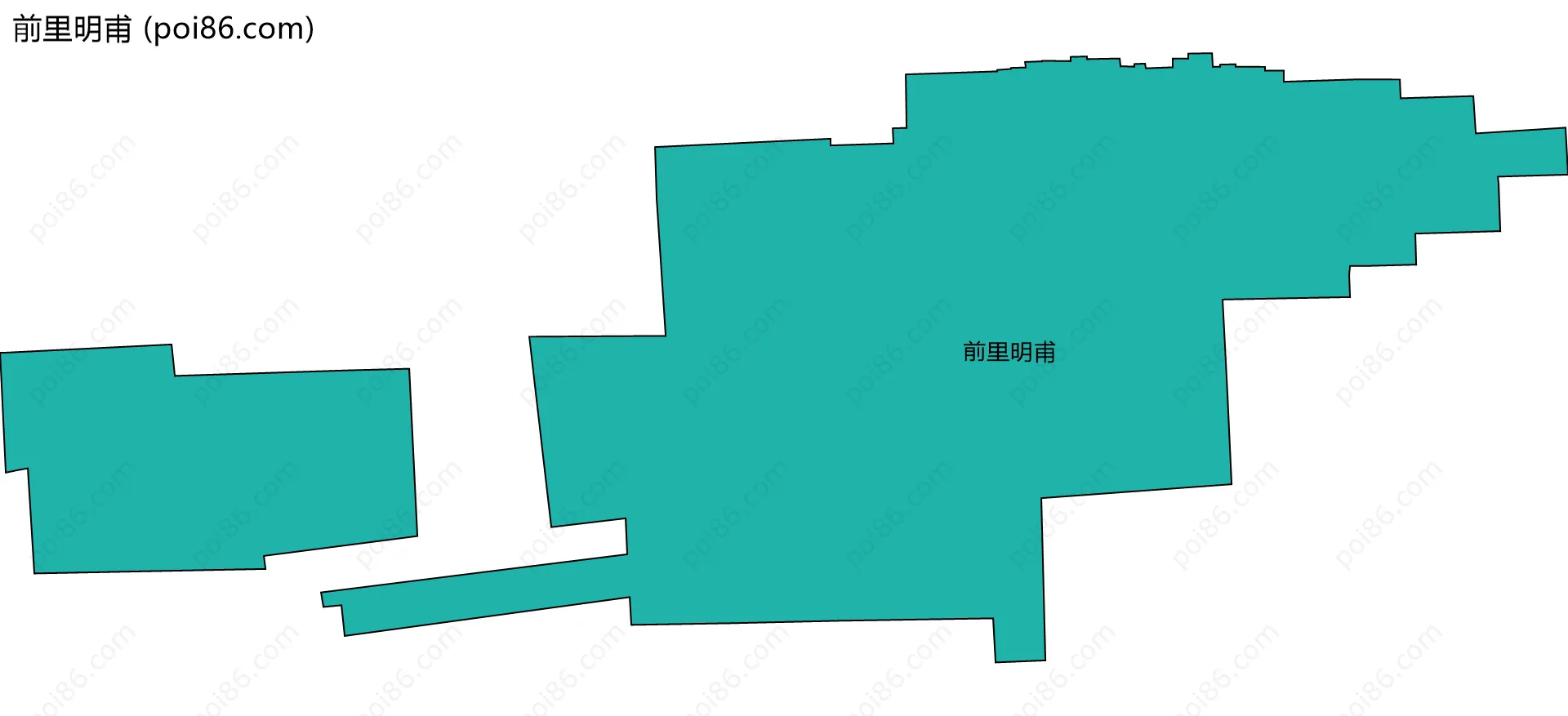 前里明甫边界地图