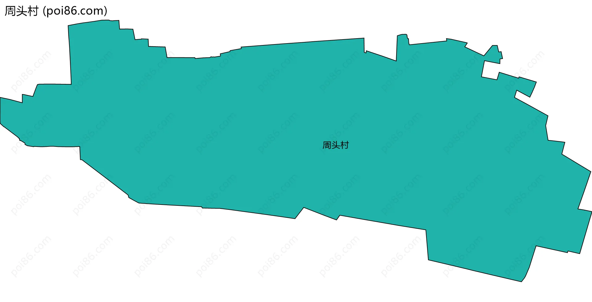 周头村边界地图