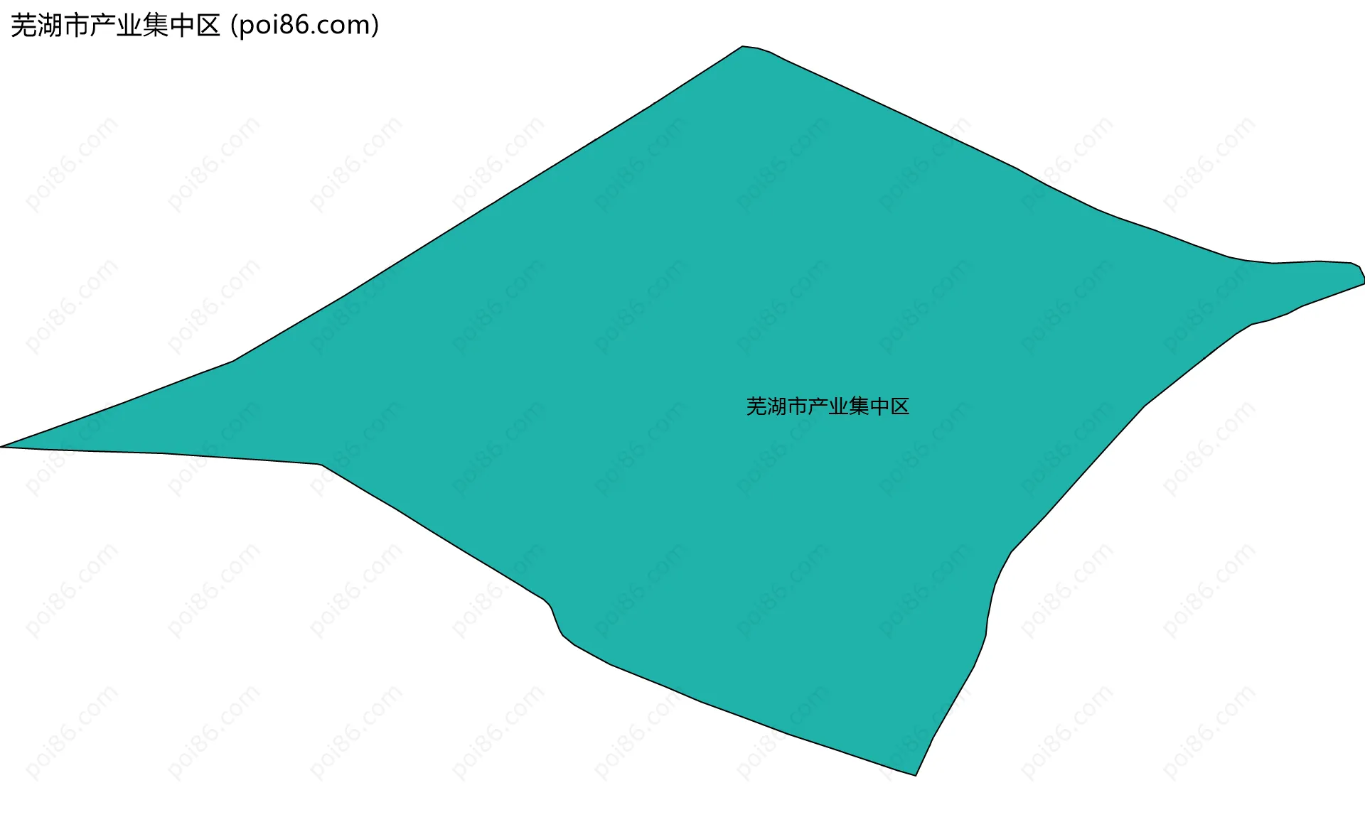 芜湖市产业集中区边界地图
