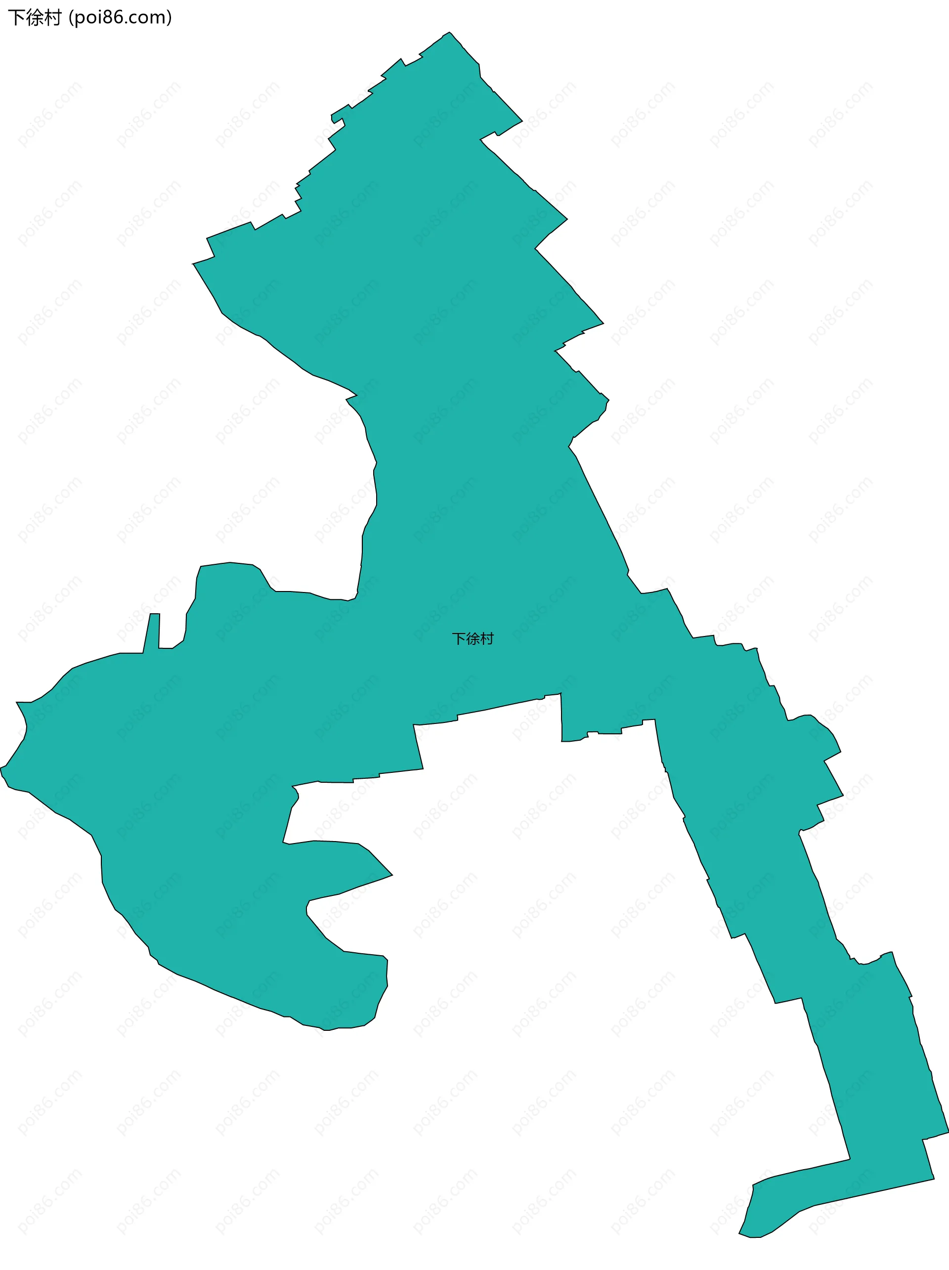 下徐村边界地图