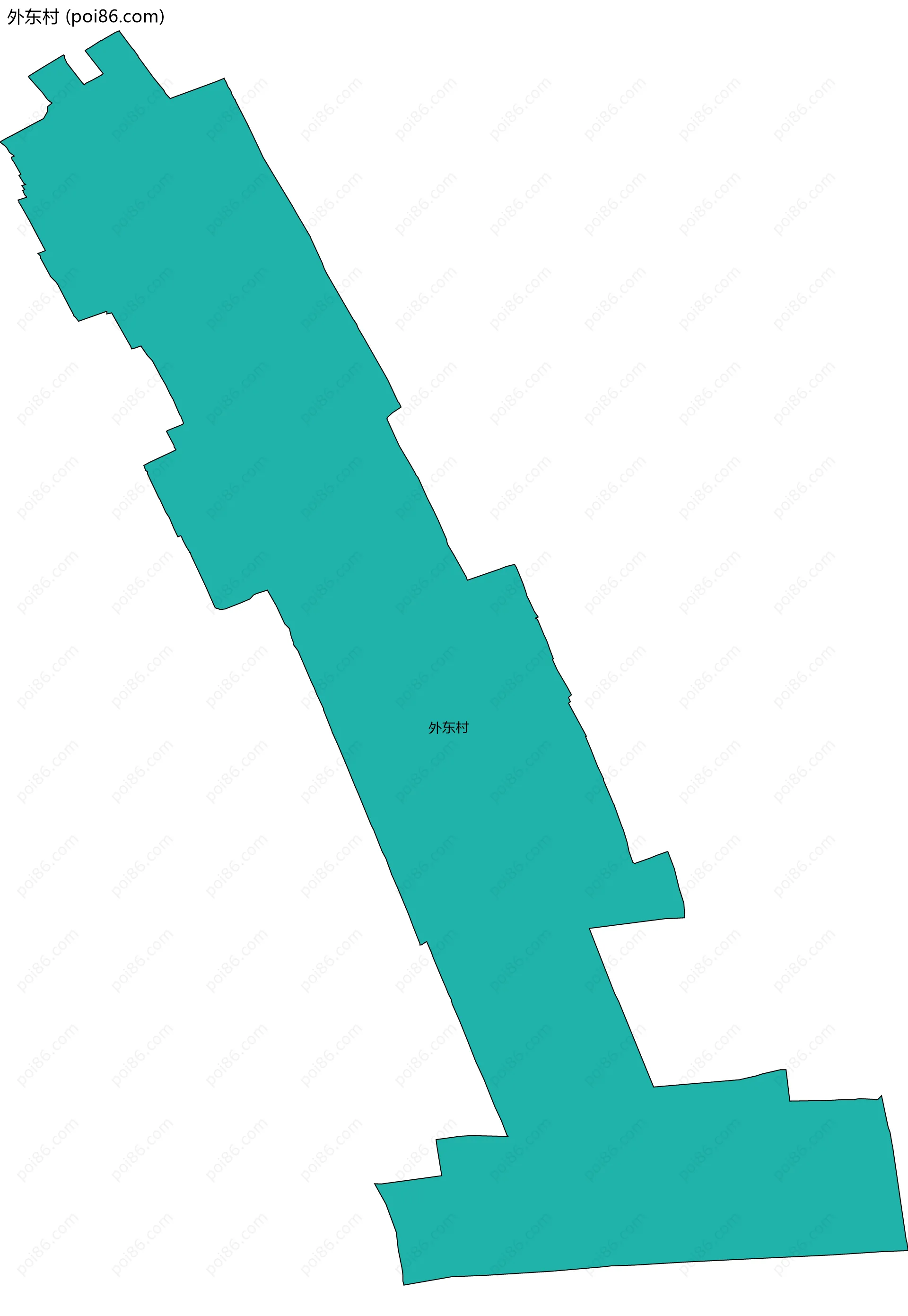 外东村边界地图