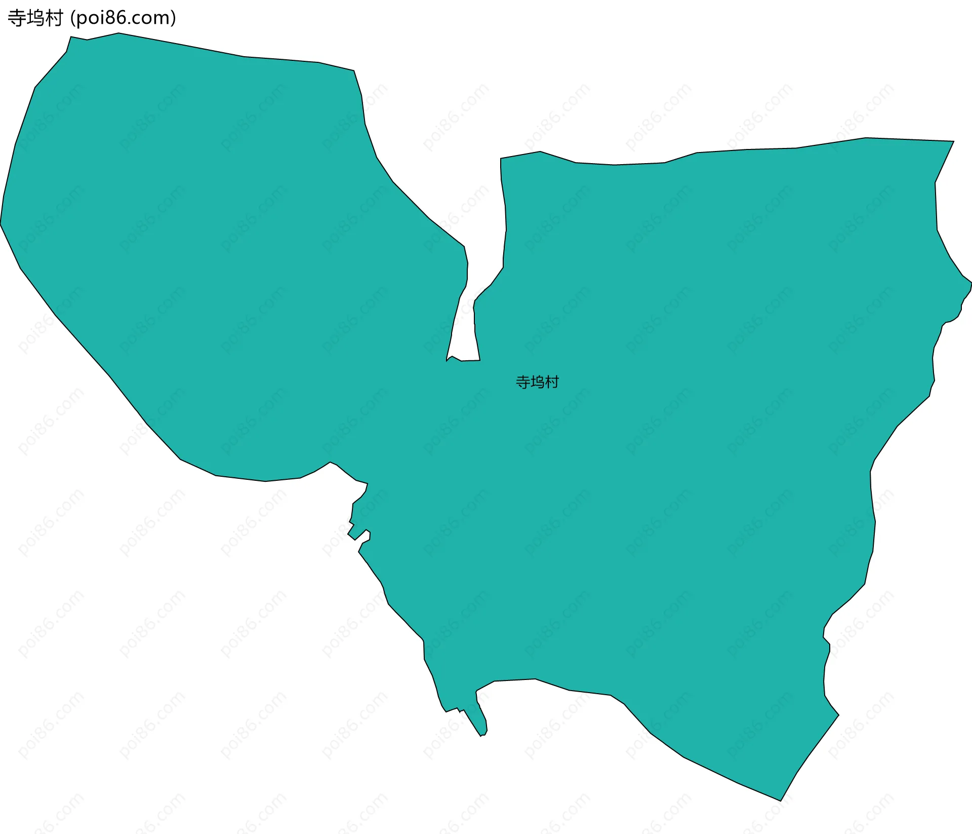 寺坞村边界地图