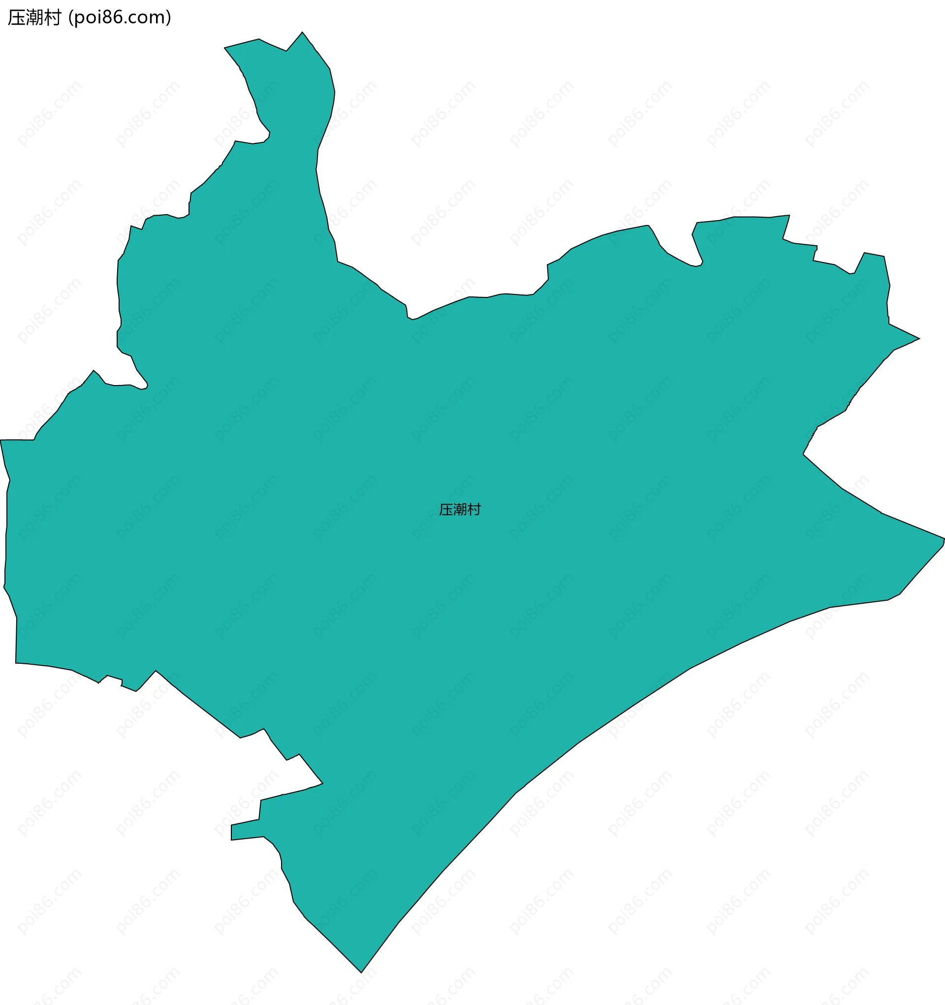 压潮村边界地图