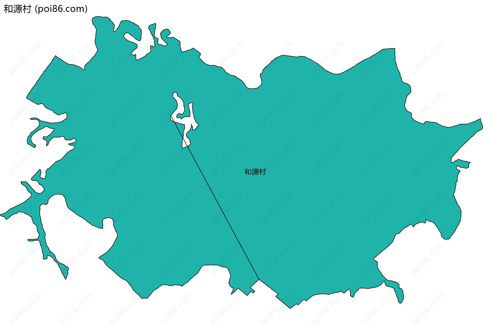 和源村边界地图