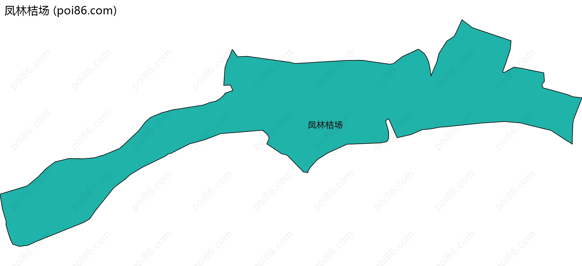 凤林桔场边界地图