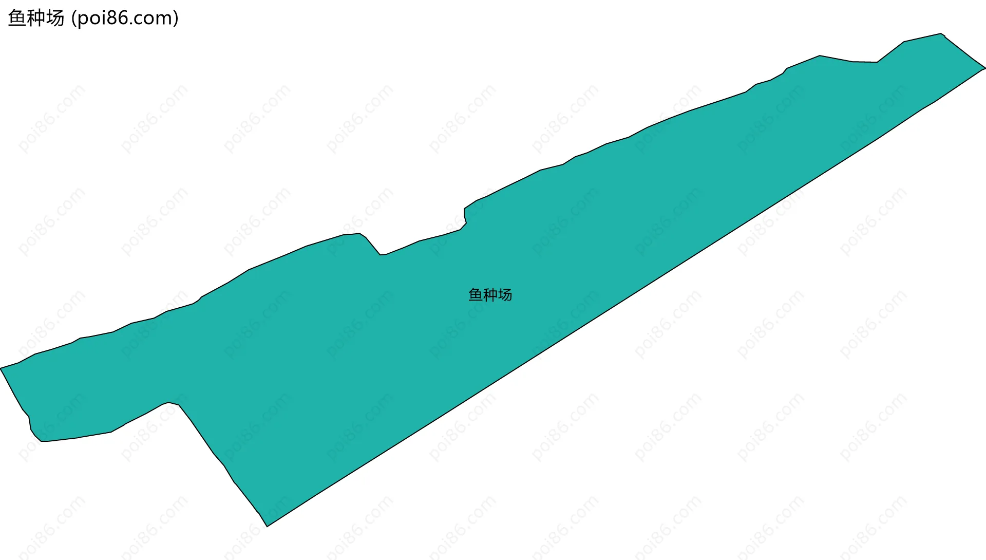 鱼种场边界地图