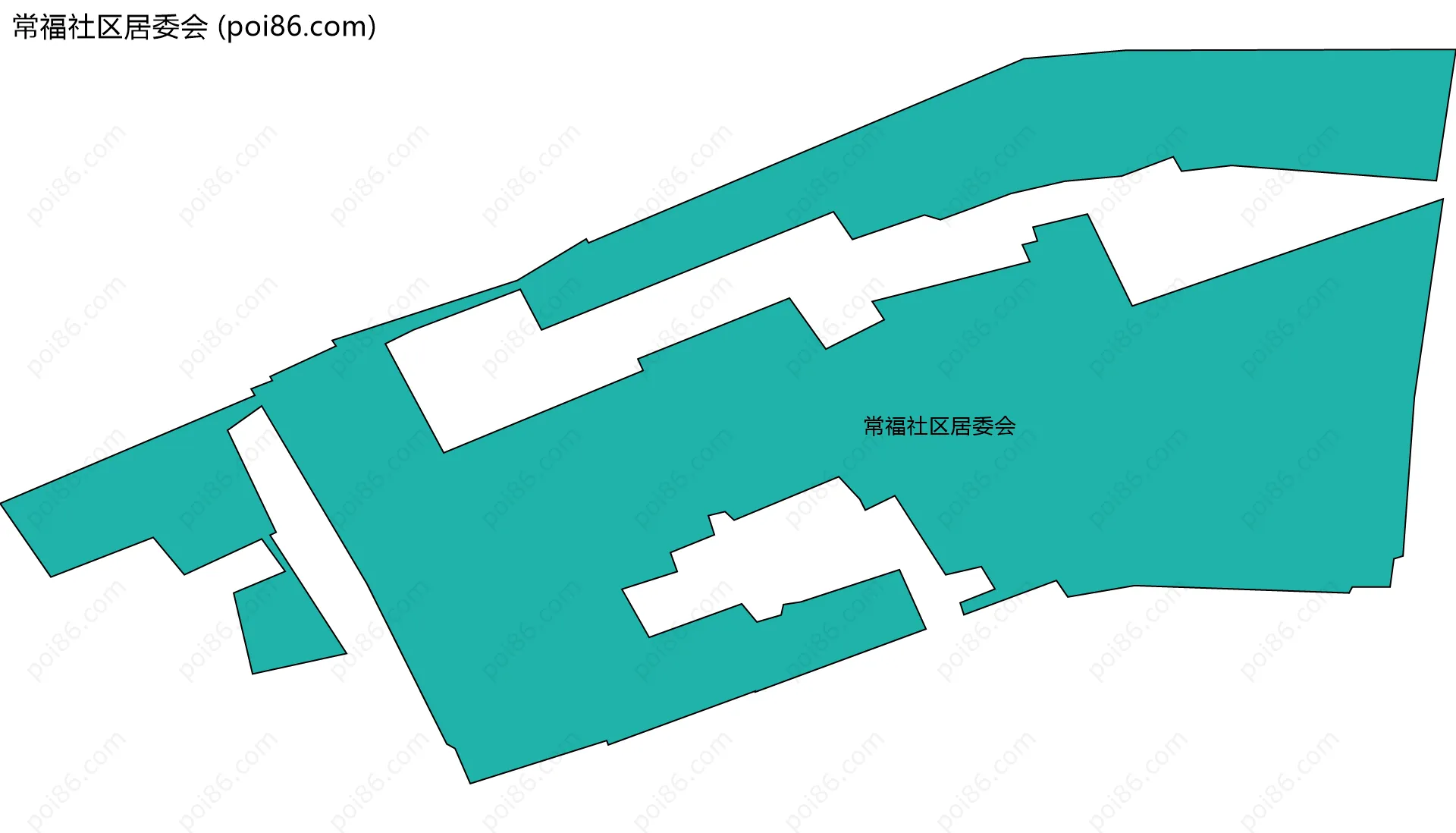 常福社区居委会边界地图