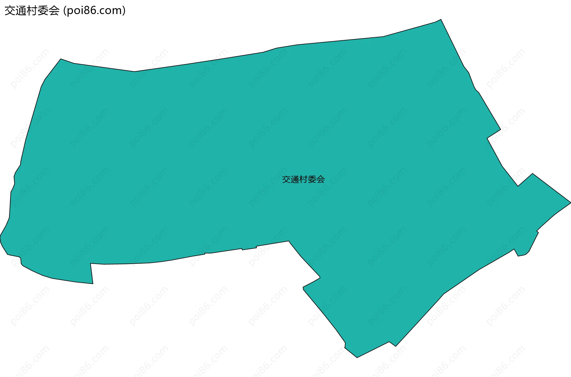 交通村委会边界地图