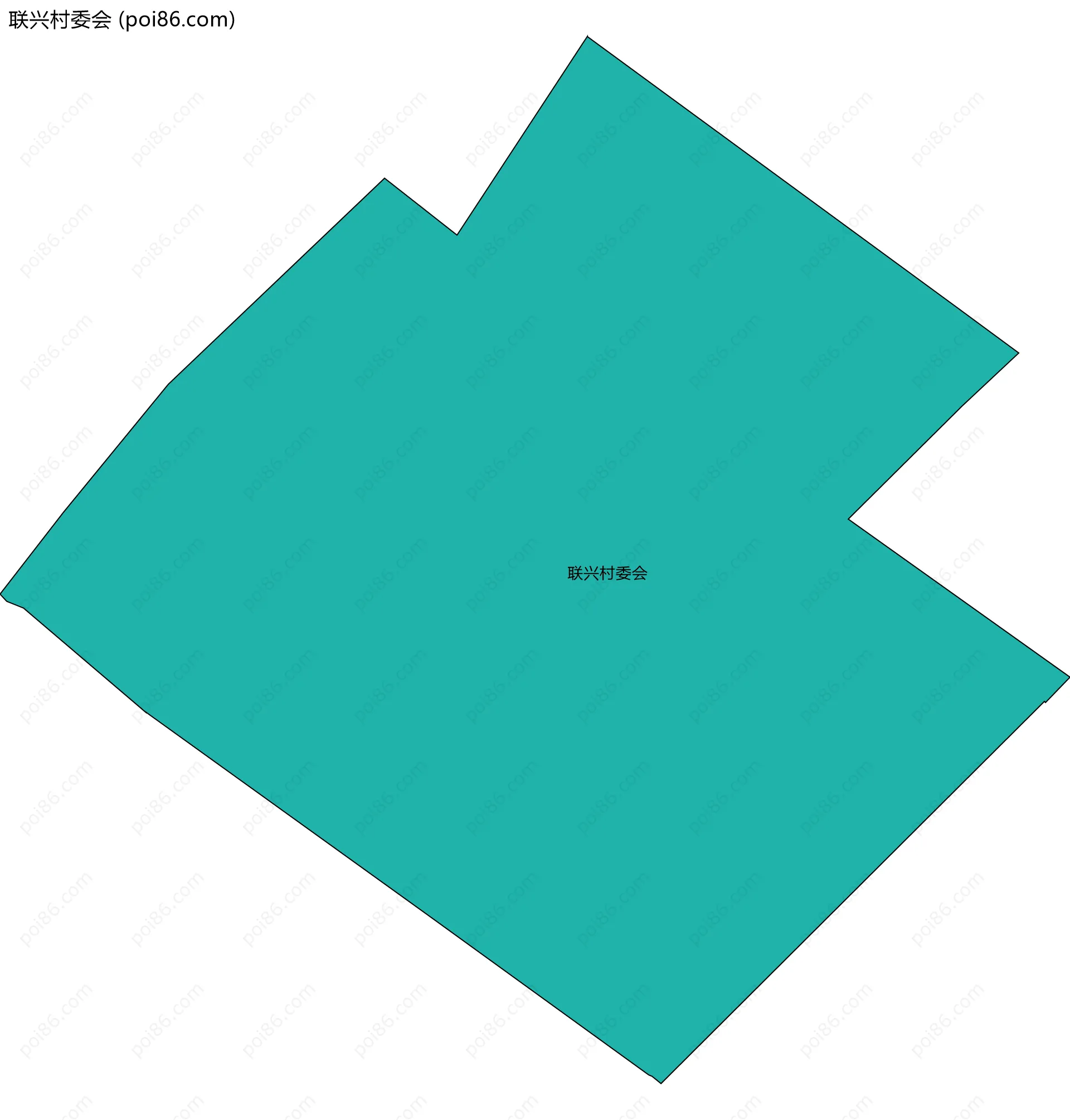 联兴村委会边界地图